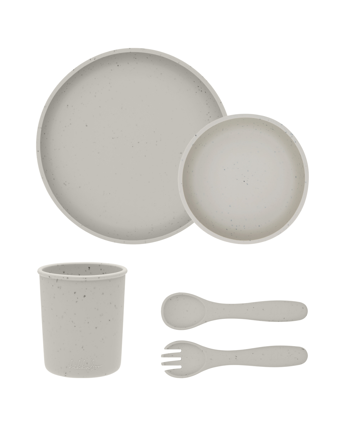 Juego de vajilla 5 uds Platinum Silicone Sand