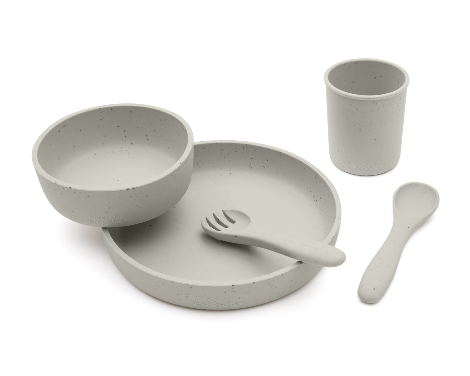 Juego de vajilla 5 uds Platinum Silicone Sand