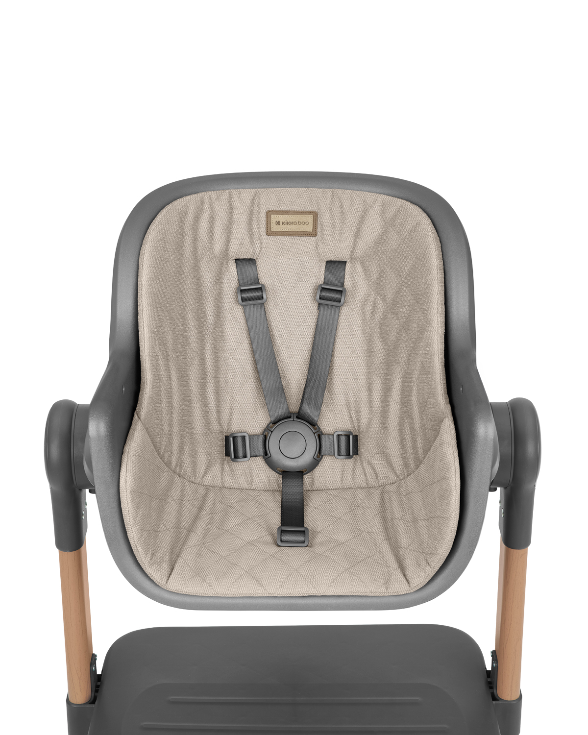 cuna de colecho 2 en 1 + trona sleat me beige de kikkaboo