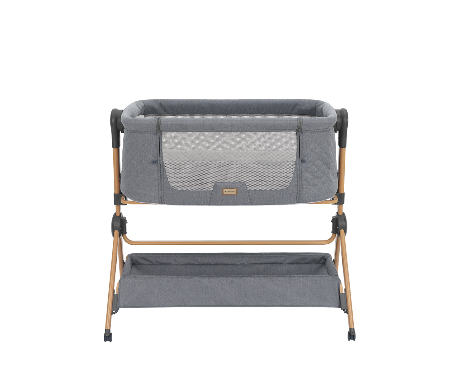 cuna de colecho 2 en 1 + trona sleat me Grey de kikkaboo