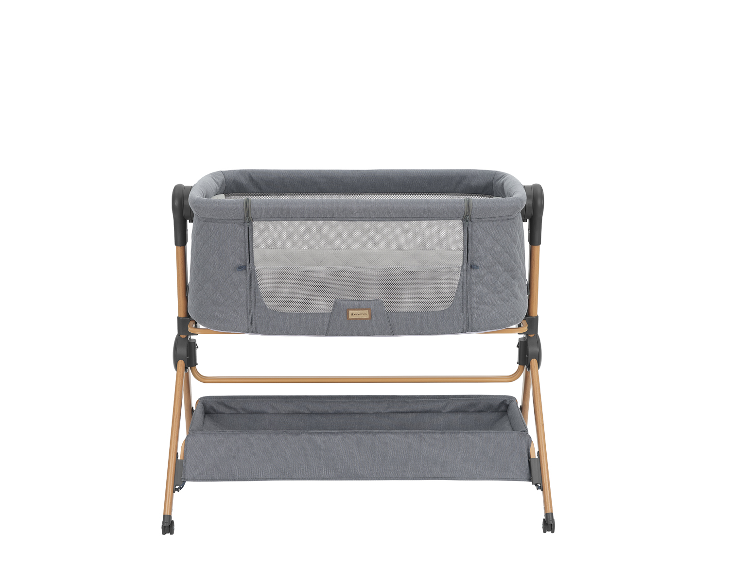 cuna de colecho 2 en 1 + trona sleat me Grey de kikkaboo