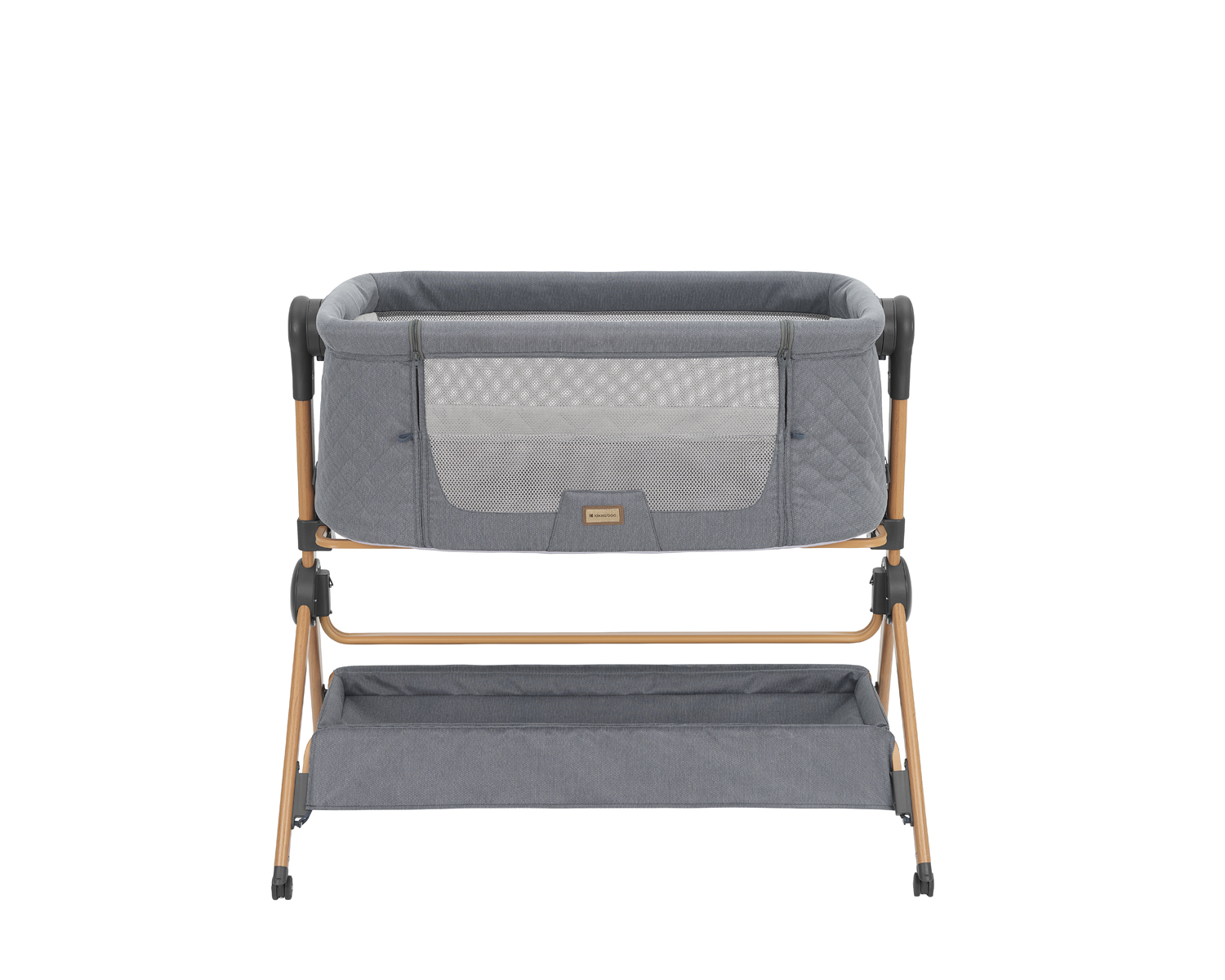 cuna de colecho 2 en 1 + trona sleat me Grey de kikkaboo