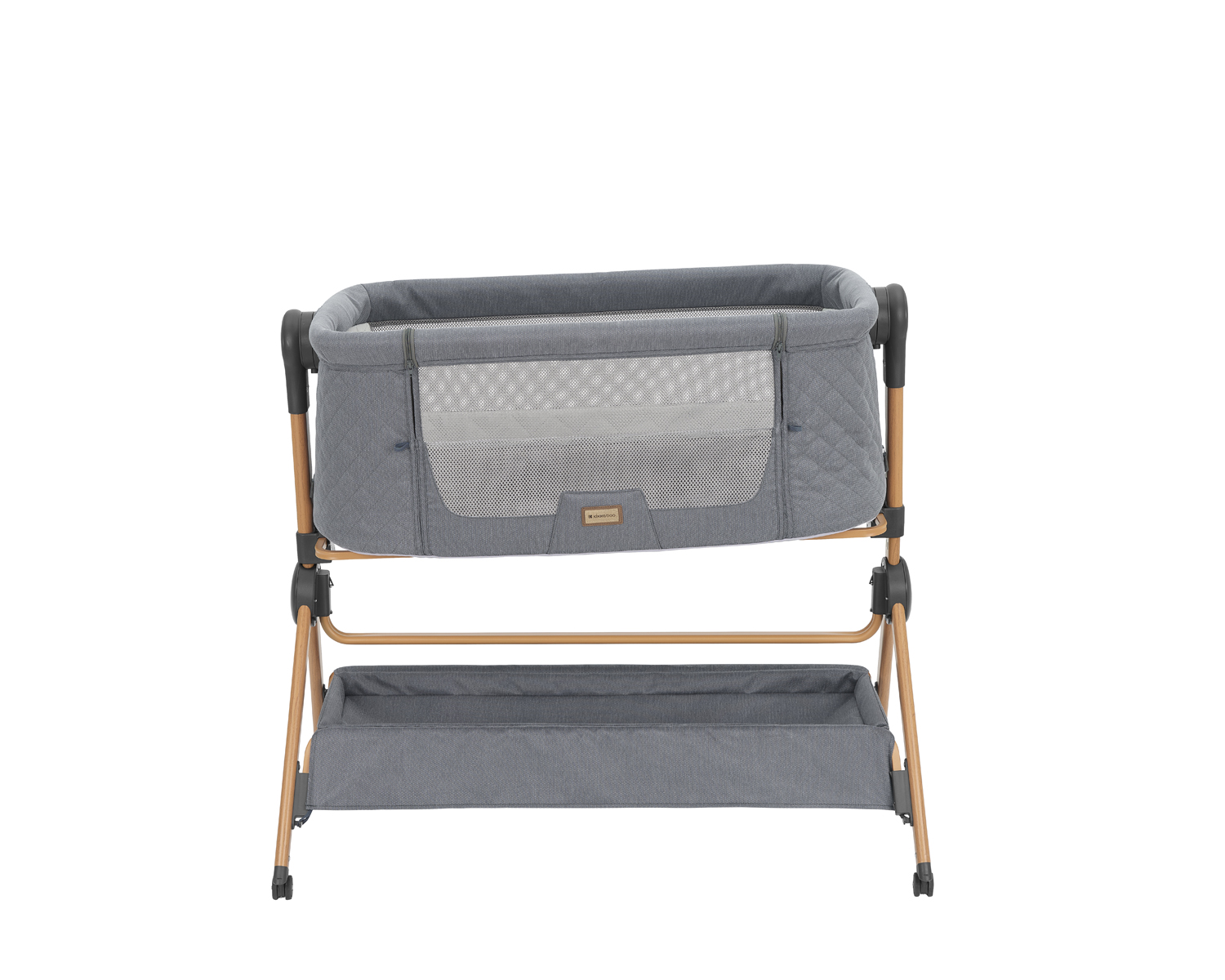 cuna de colecho 2 en 1 + trona sleat me Grey de kikkaboo