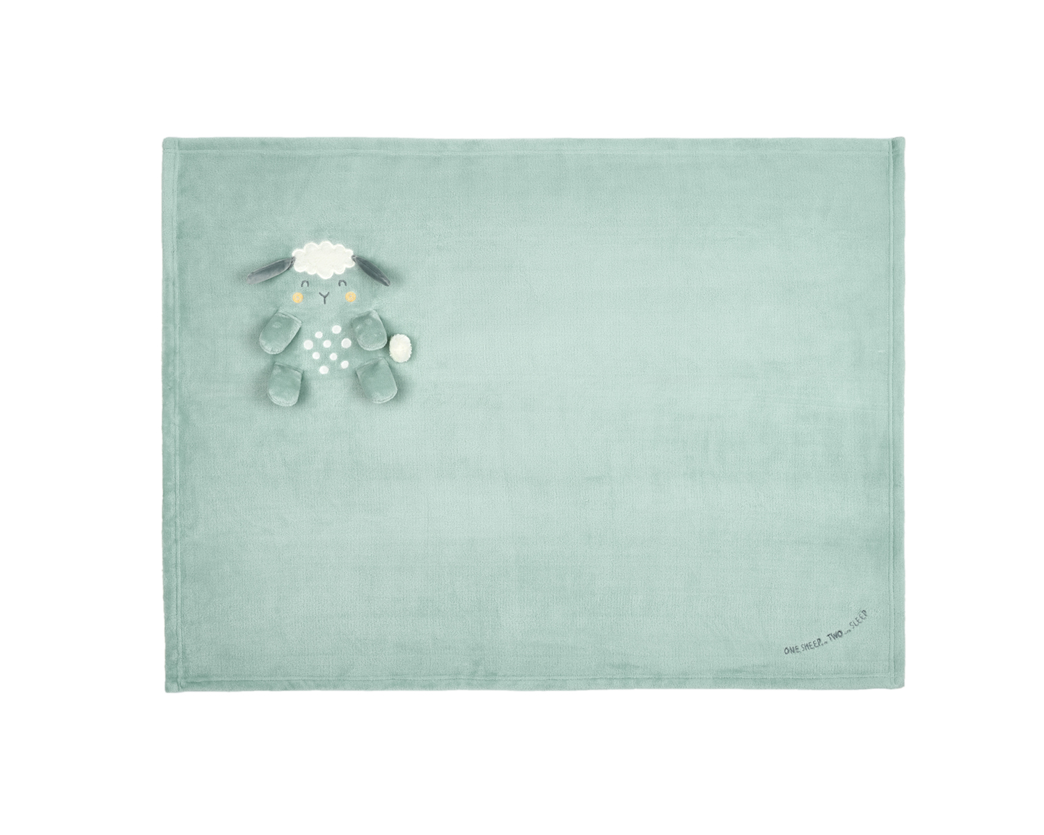 Manta de regalo con bordado 3D Sleepy Sheep