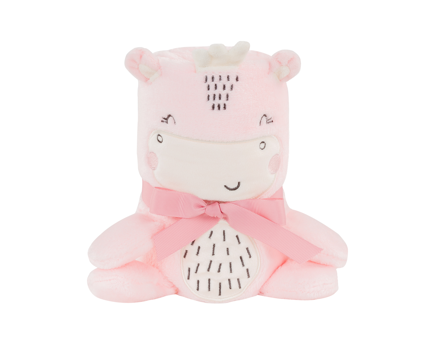 Manta de regalo con bordado 3D Hippo Dreams
