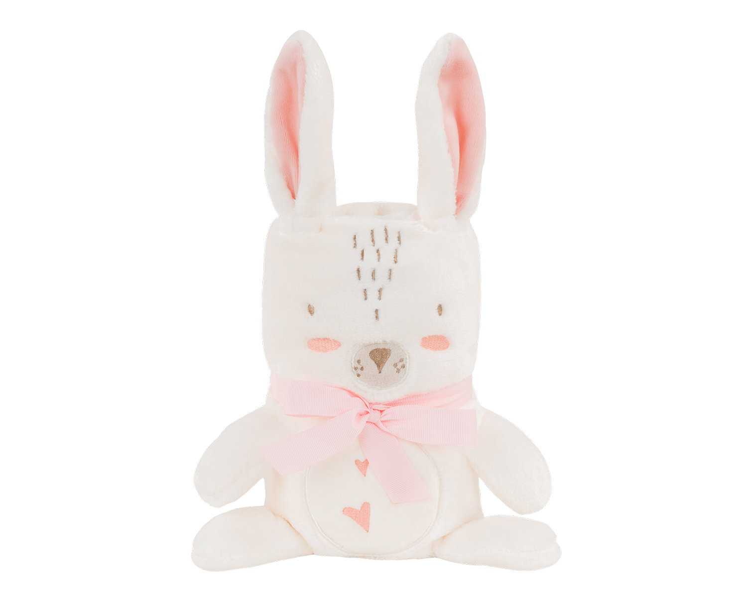 Manta de regalo con bordado 3D Rabbits in Love