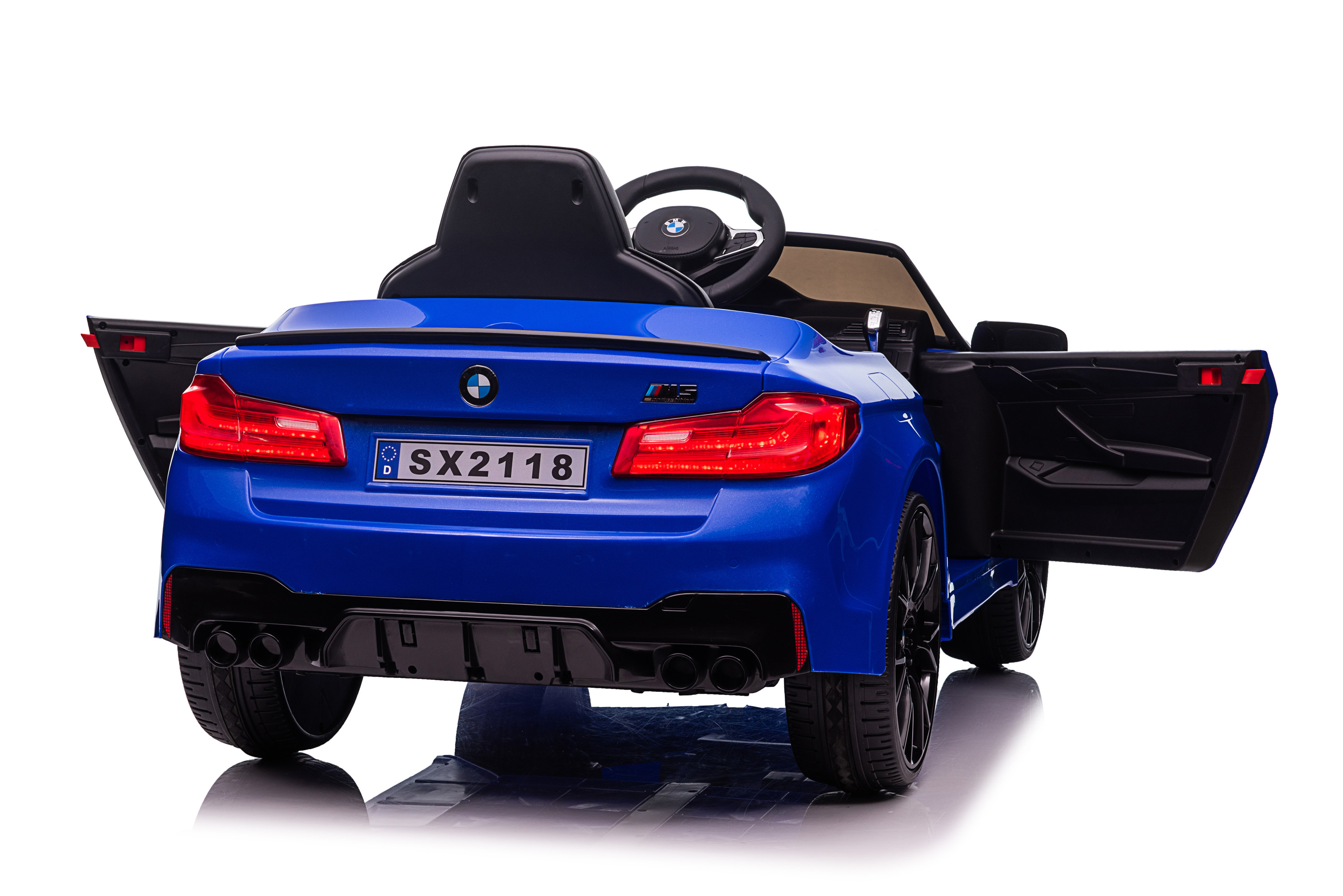 Акумулаторна кола Licensed BMW M5 Blue — снимка 4