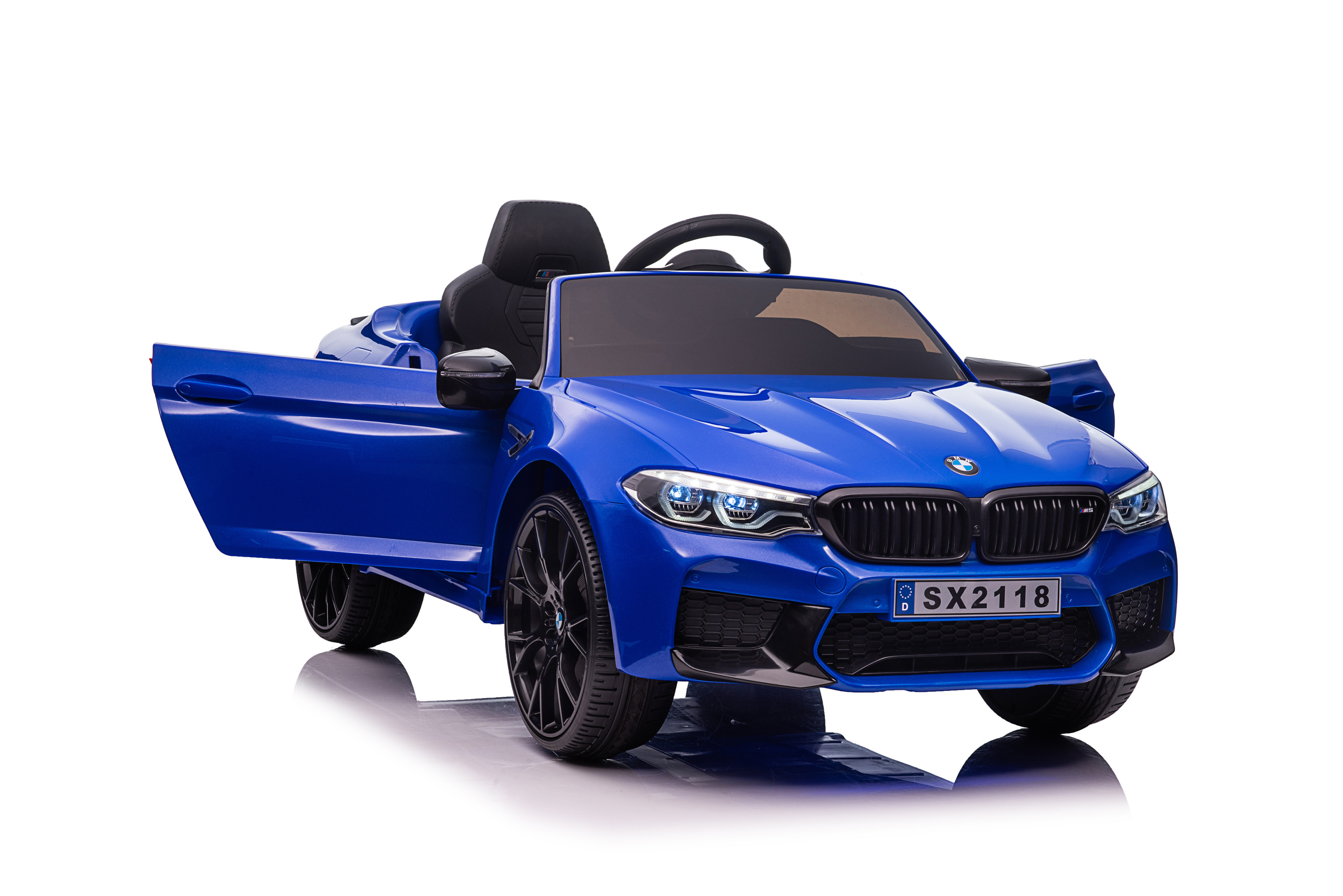 Акумулаторна кола Licensed BMW M5 Blue — снимка 3