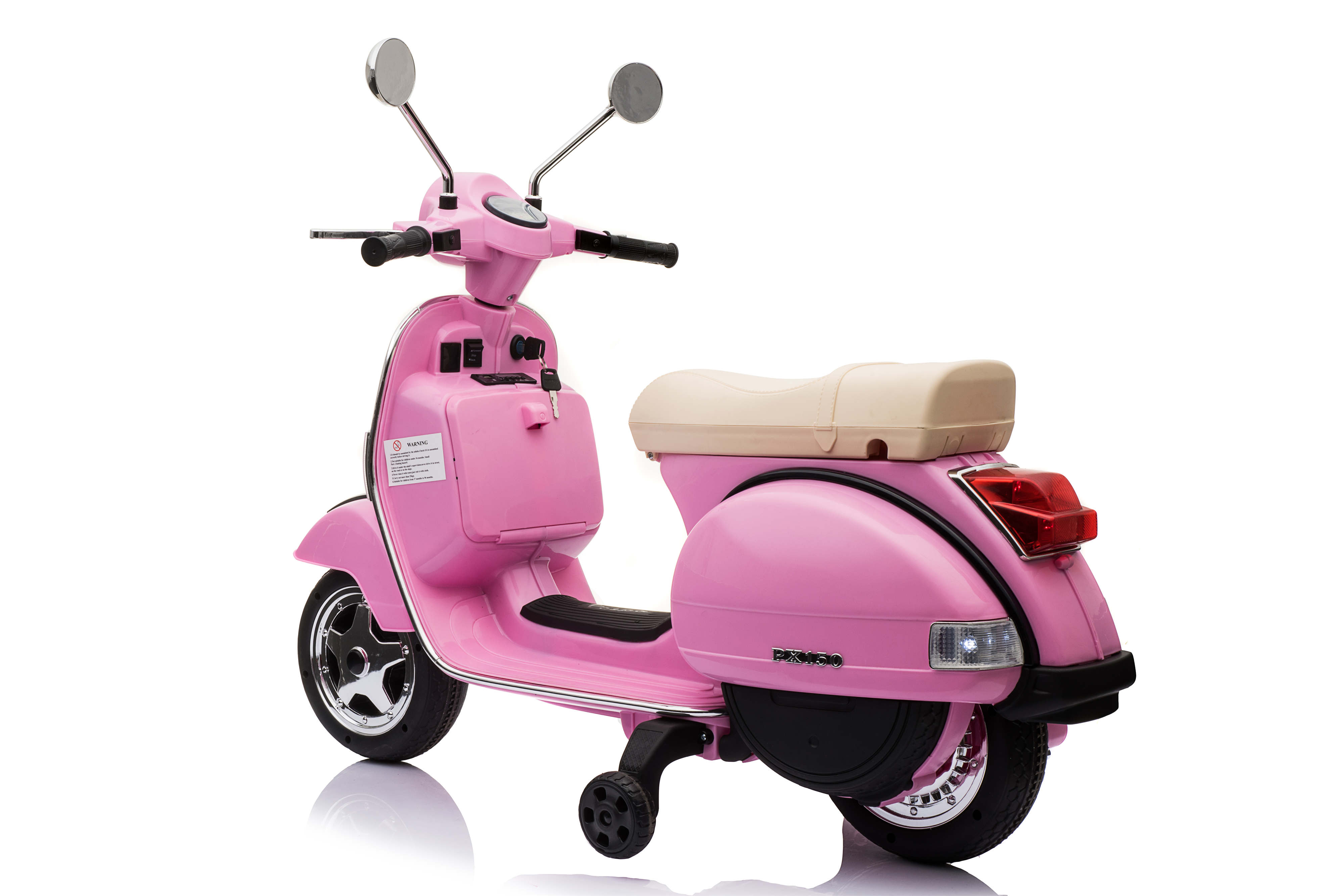 Акумулаторен мотор Licensed Vespa PX150 Pink — снимка 5