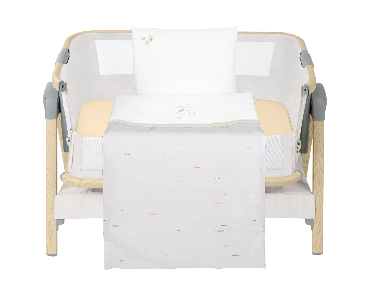 Juego de cama para minicuna 3 piezas Seally Me