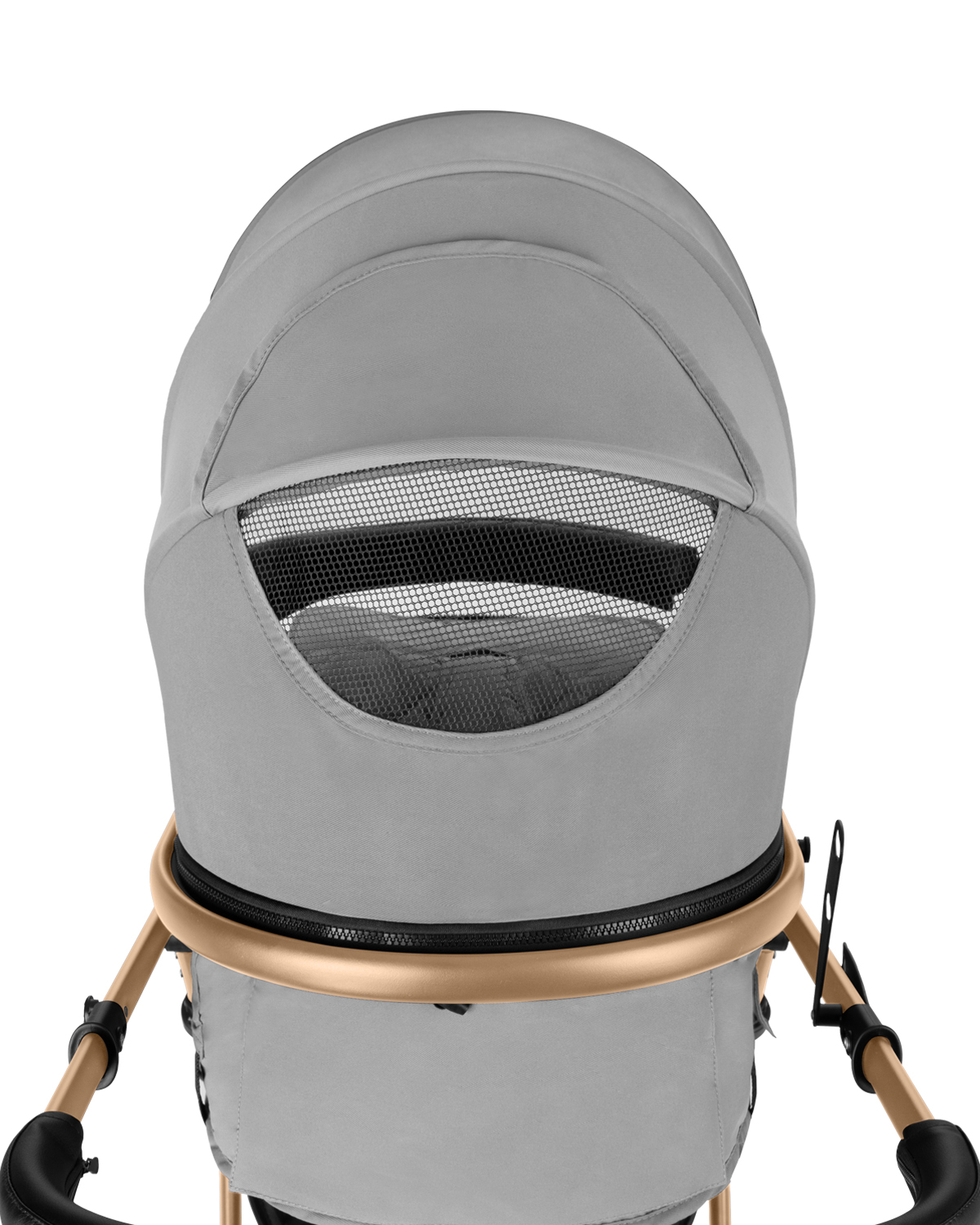Carrito de bebé 3en1 asiento transf. Amaia Gris Claro 2024