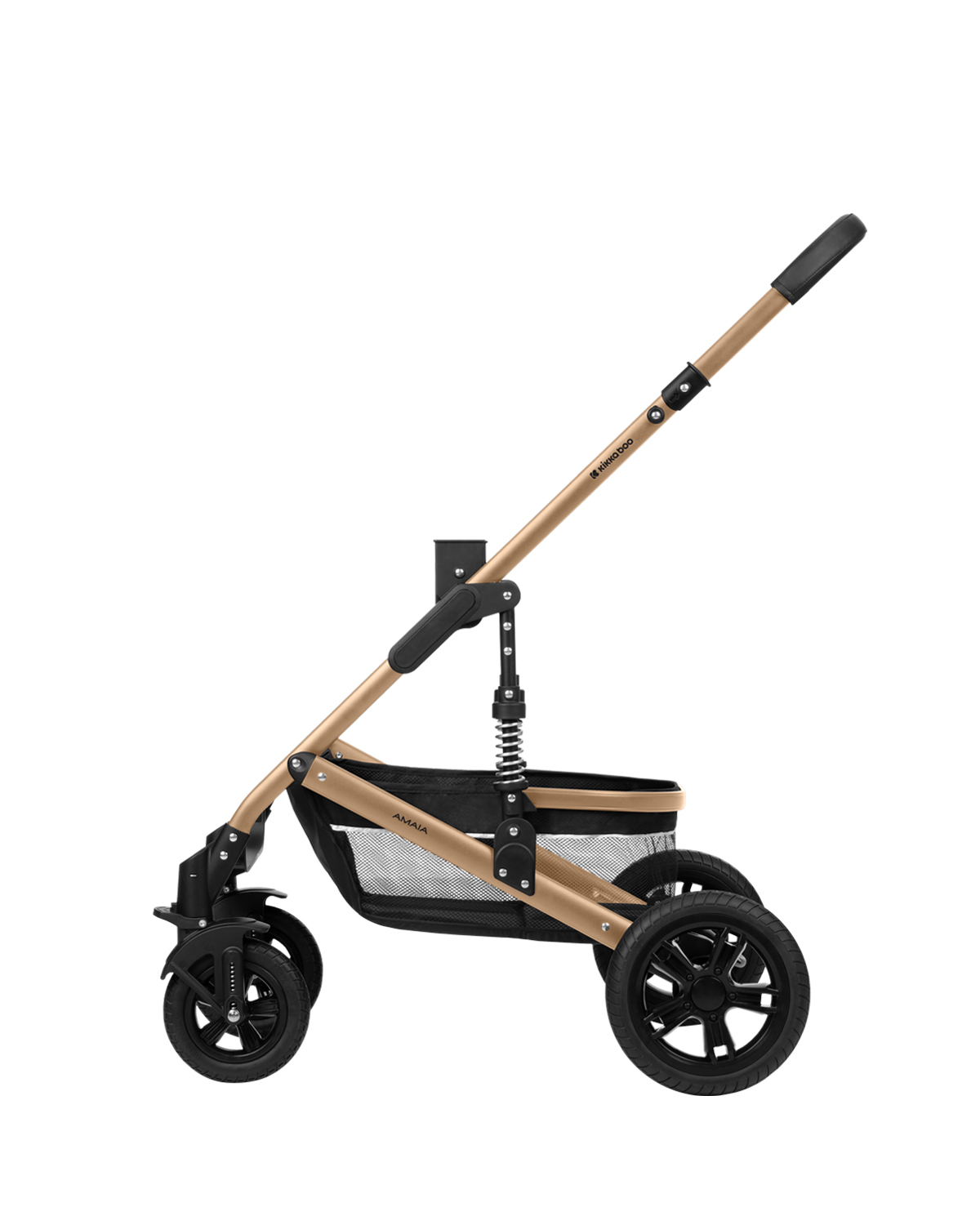 Carrito de bebé 3en1 asiento transf. Amaia Gris Claro 2024