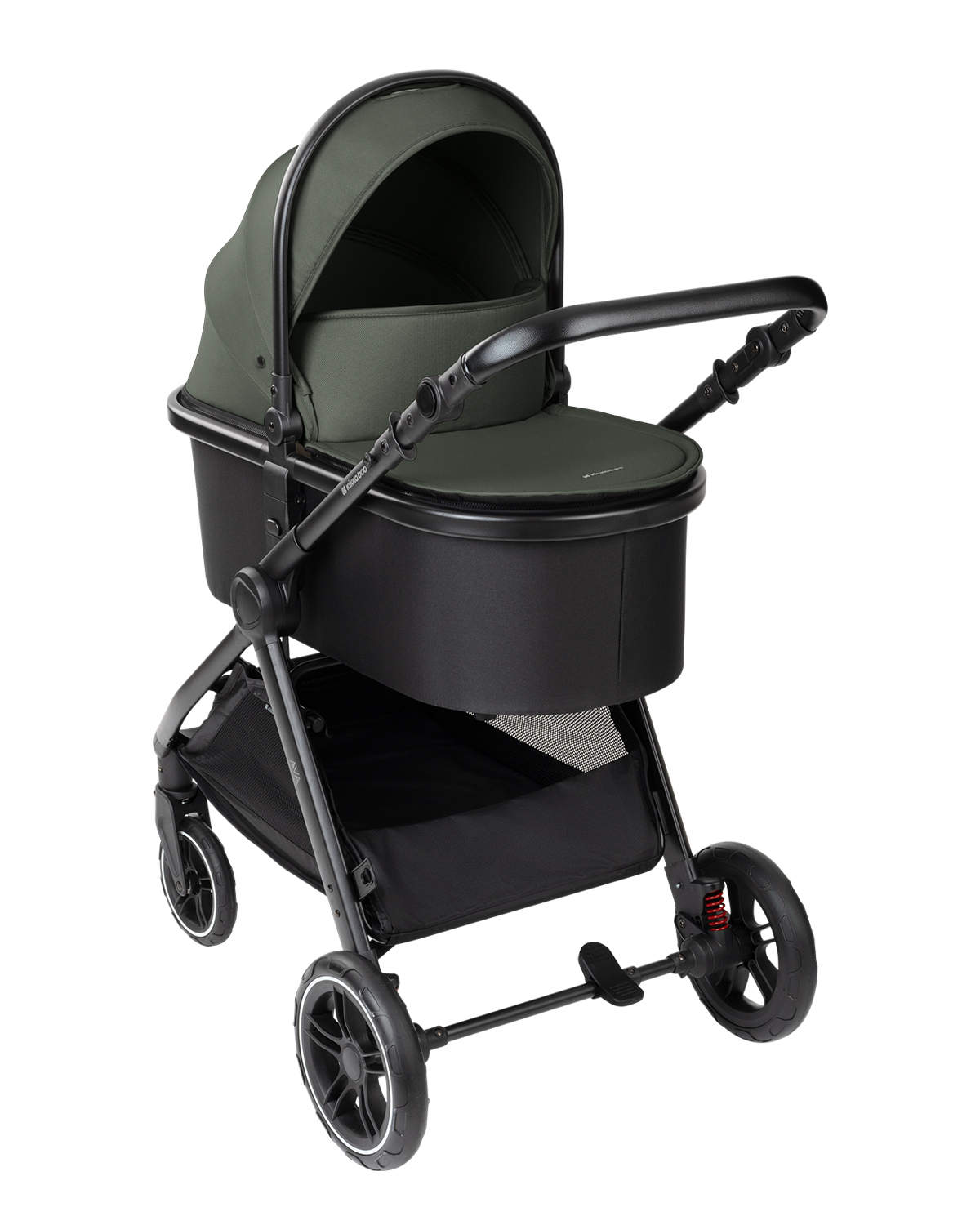 Carrito de bebé 3en1 con capazo Ava Verde Militar