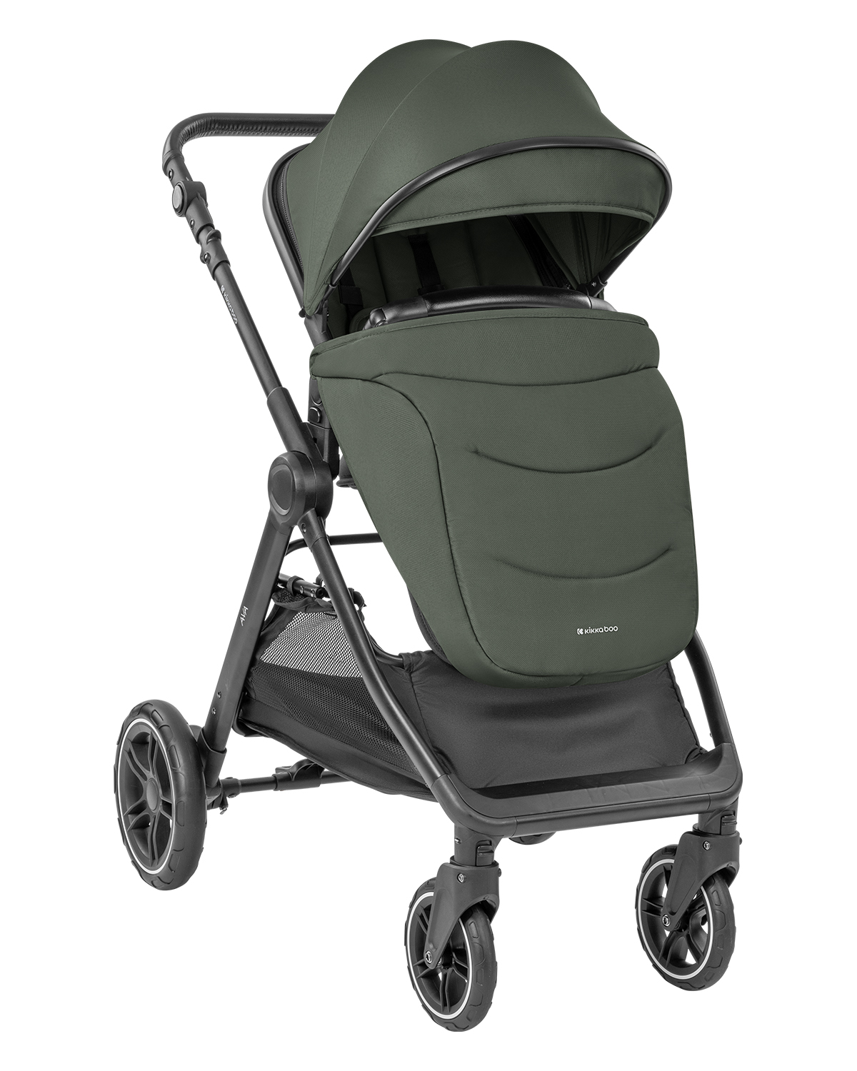 Carrito de bebé 3en1 con capazo Ava Verde Militar