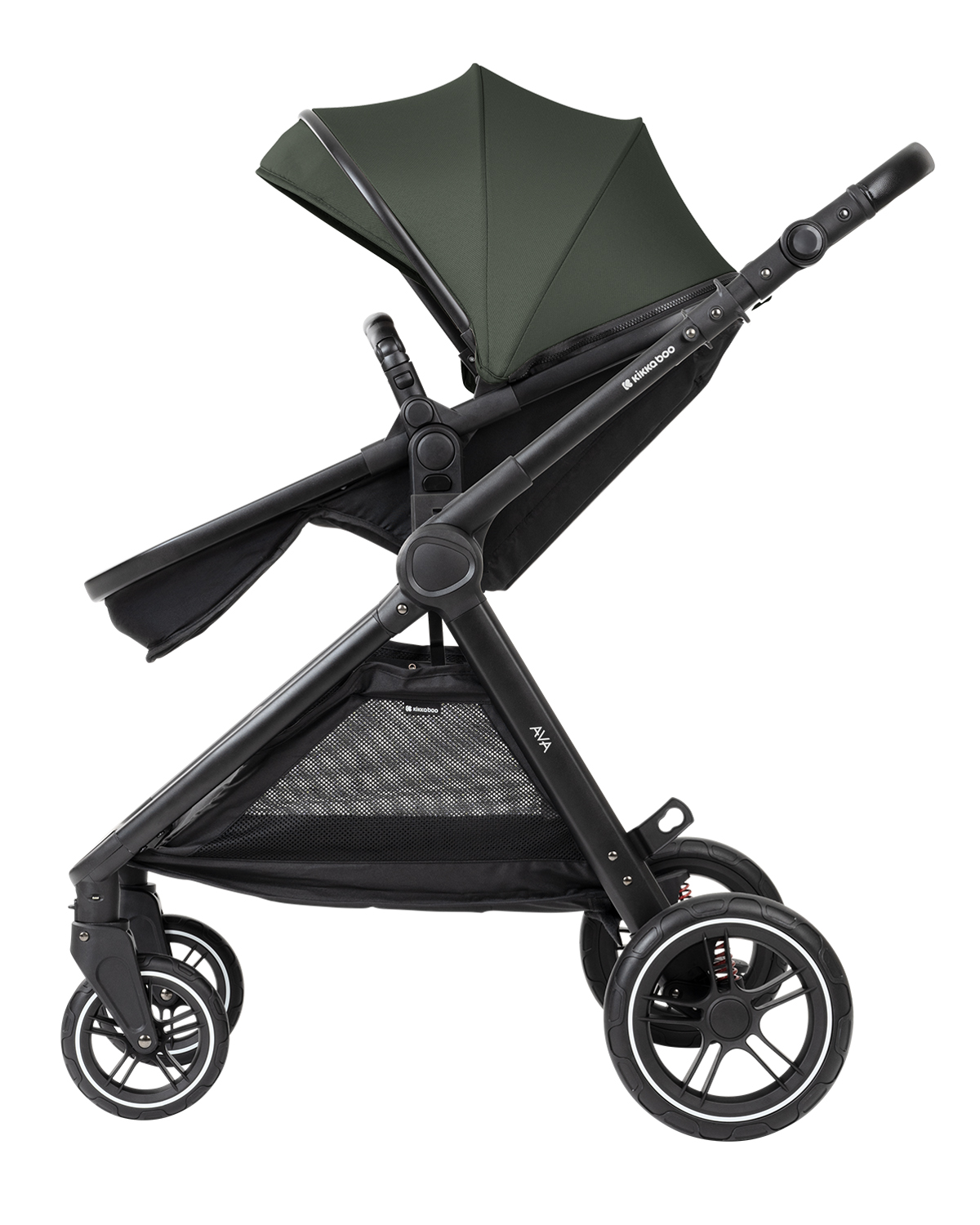 Carrito de bebé 3en1 con capazo Ava Verde Militar