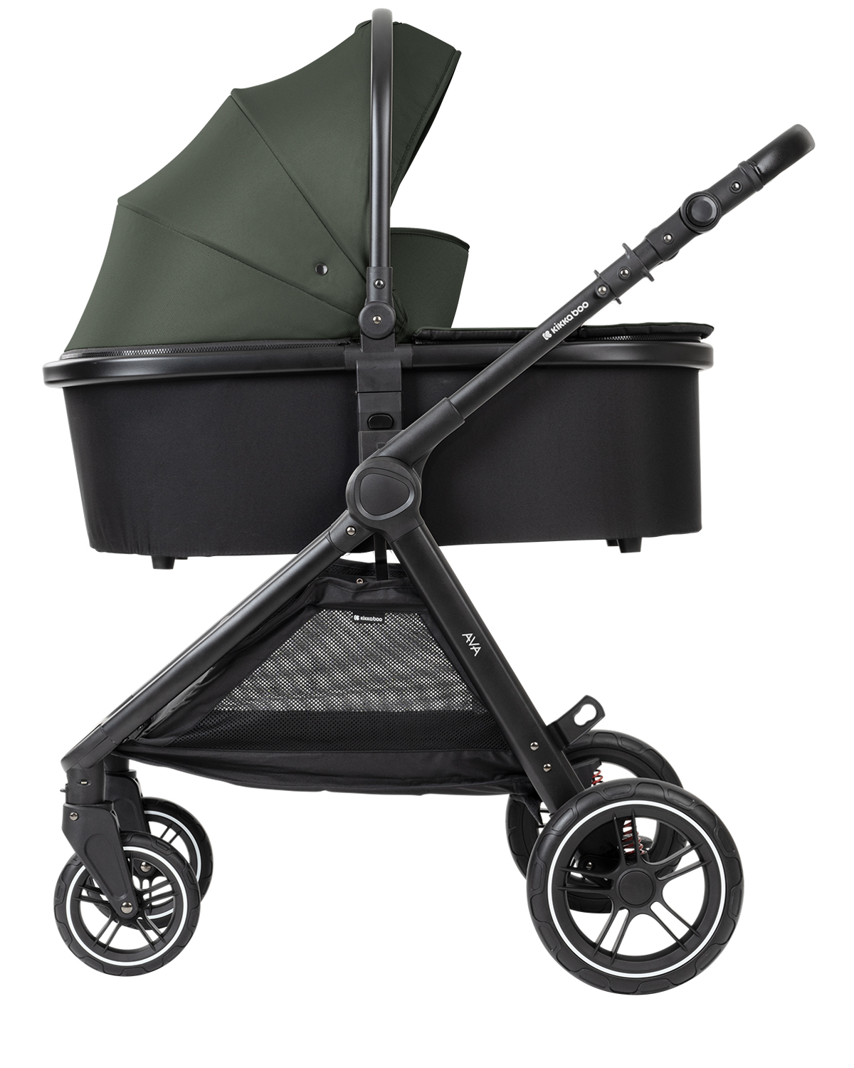 Carrito de bebé 3en1 con capazo Ava Verde Militar