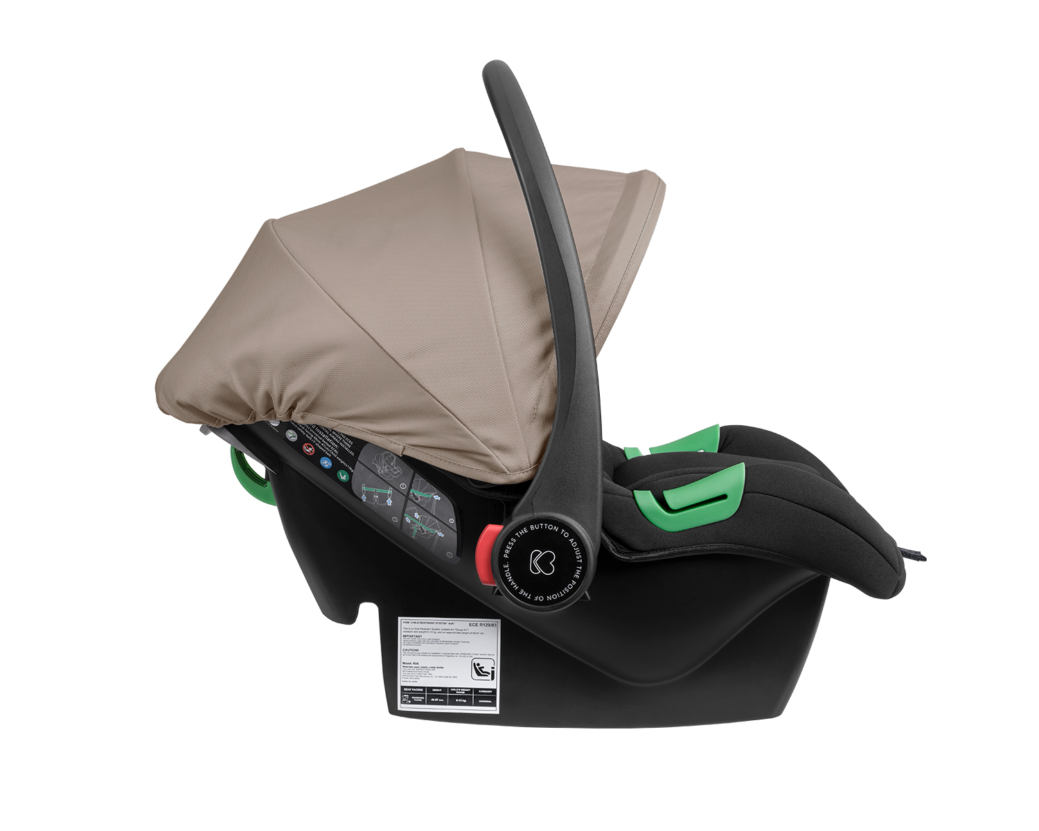 Carrito de bebé 3en1 con capazo Ava Beige