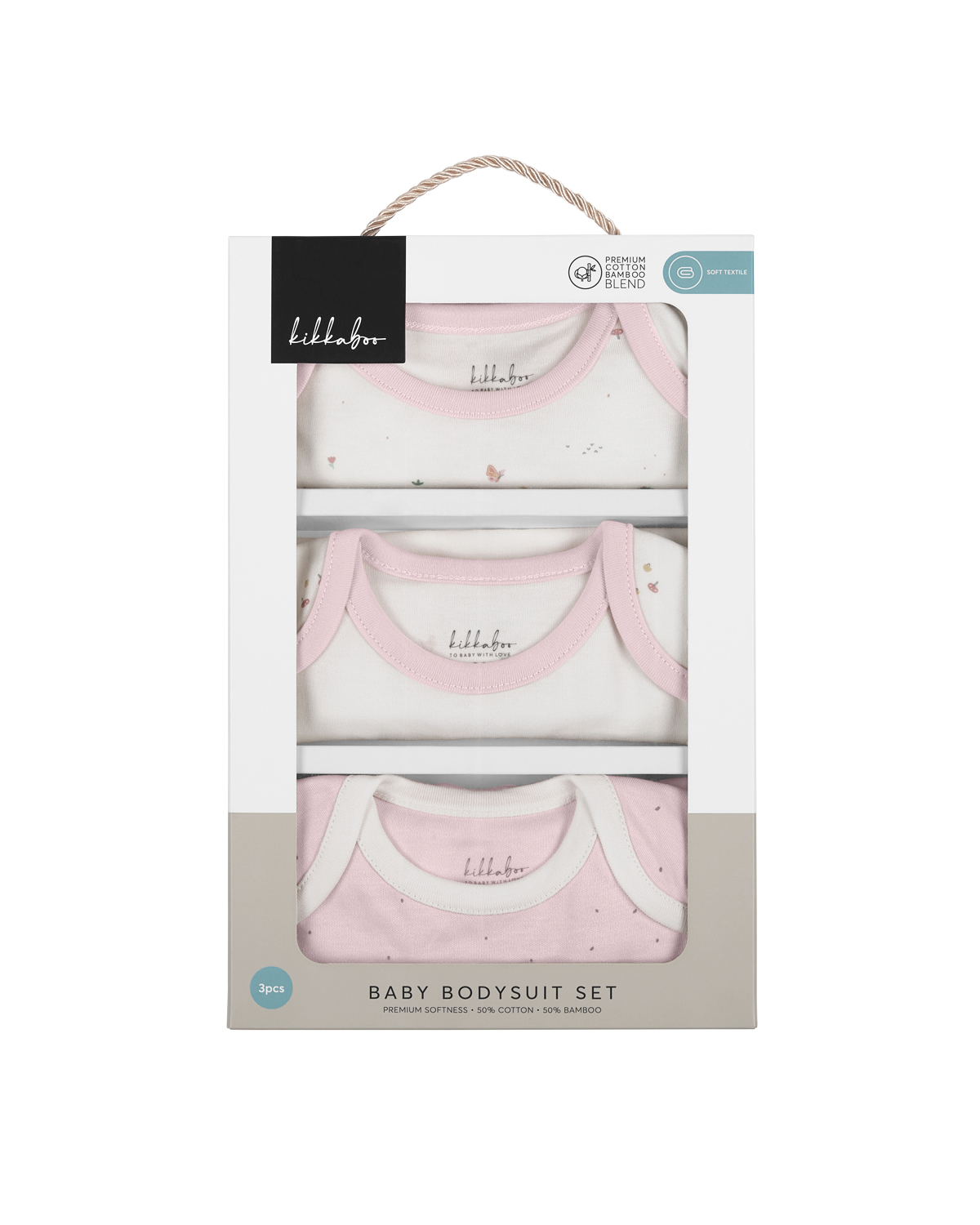 Juego de bodies para bebé 3 uds. Hedge-hugs