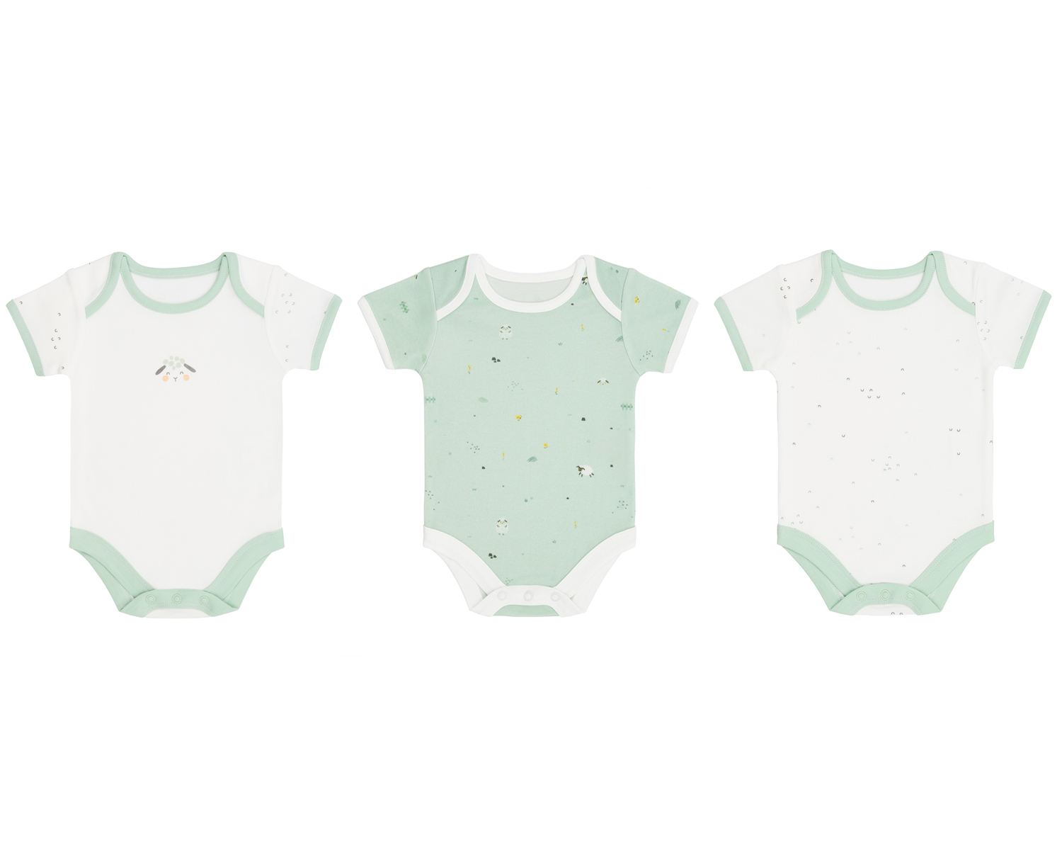 Juego de bodies para bebé 3 uds Sleepy Sheep