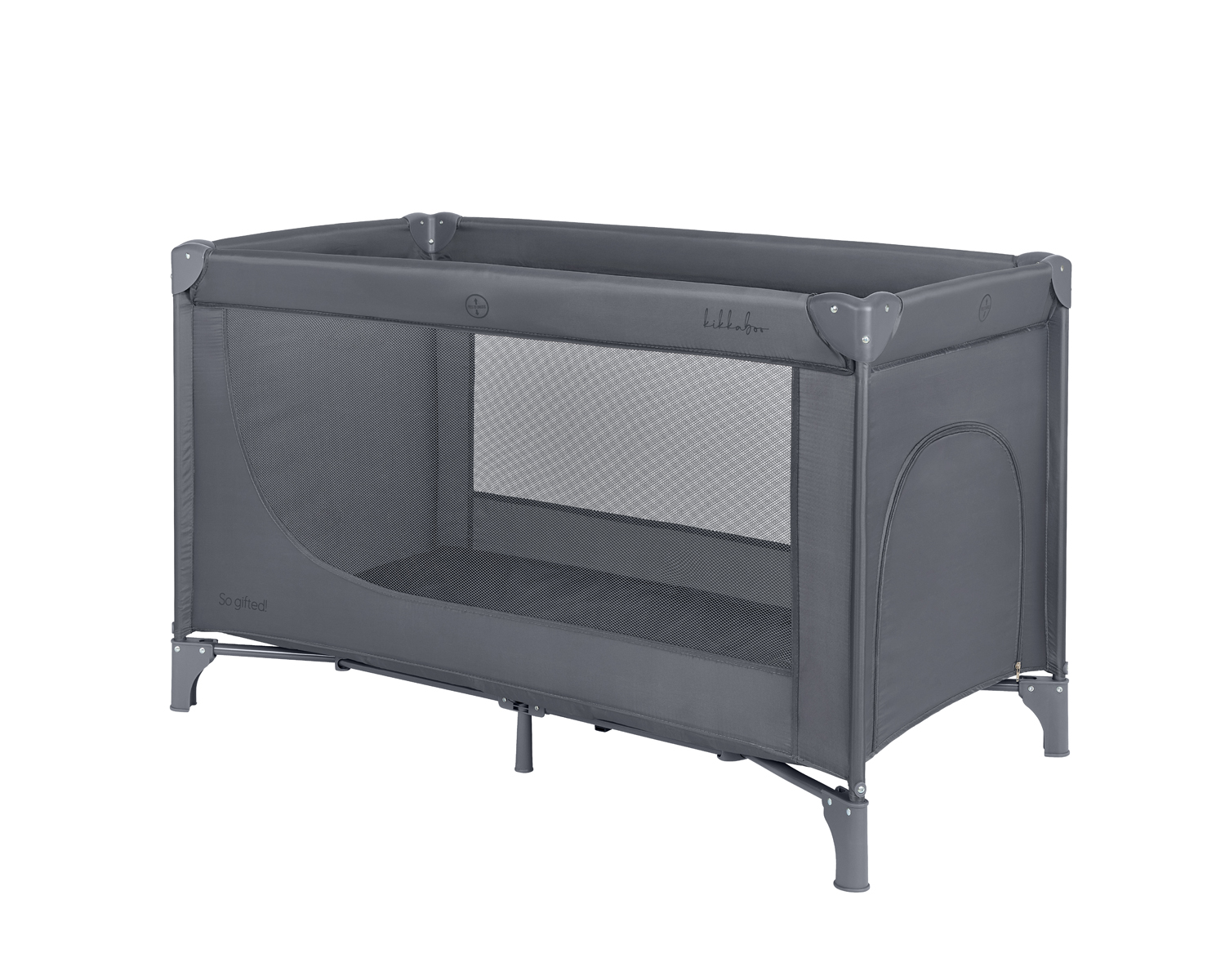 Cuna de bebé de 1 nivel So Gifted Gris 2026