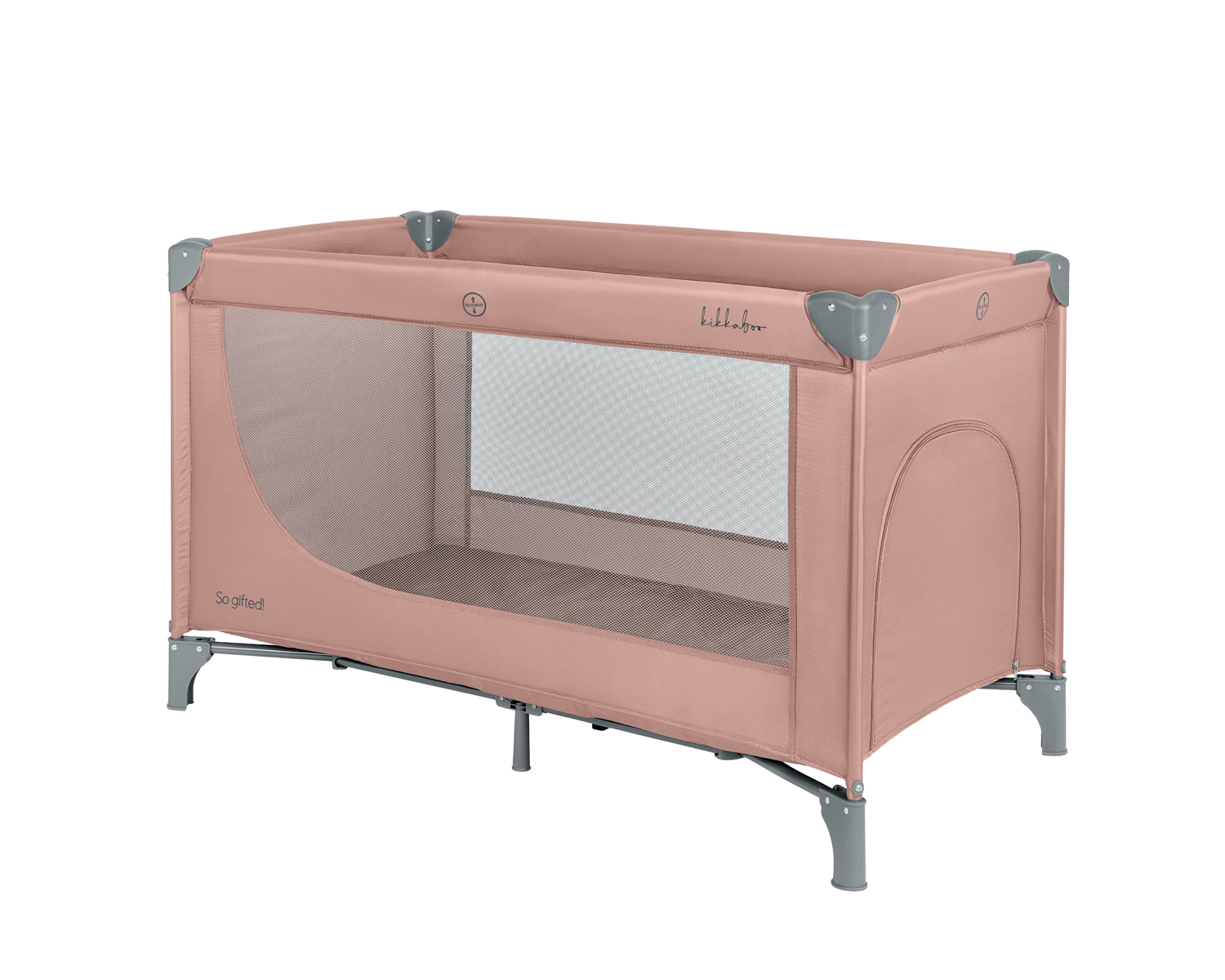 Cuna de bebé de 1 nivel So Gifted Rosa 2026