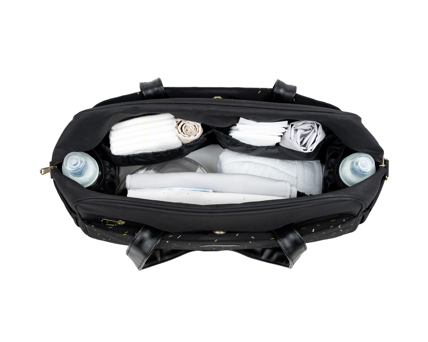 Bolsa de mamá Chelsea Confetti Negro