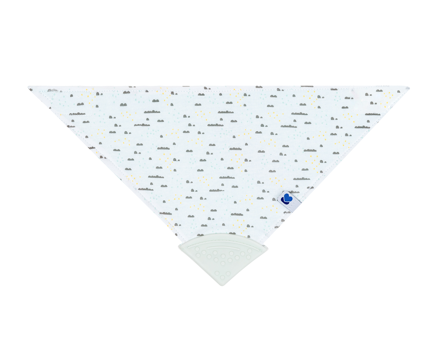Babero Bandana con mordedor Savanna Pattern Menta