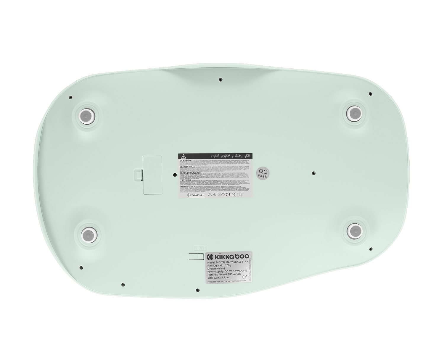 Báscula digital de bebés Lyra Menta