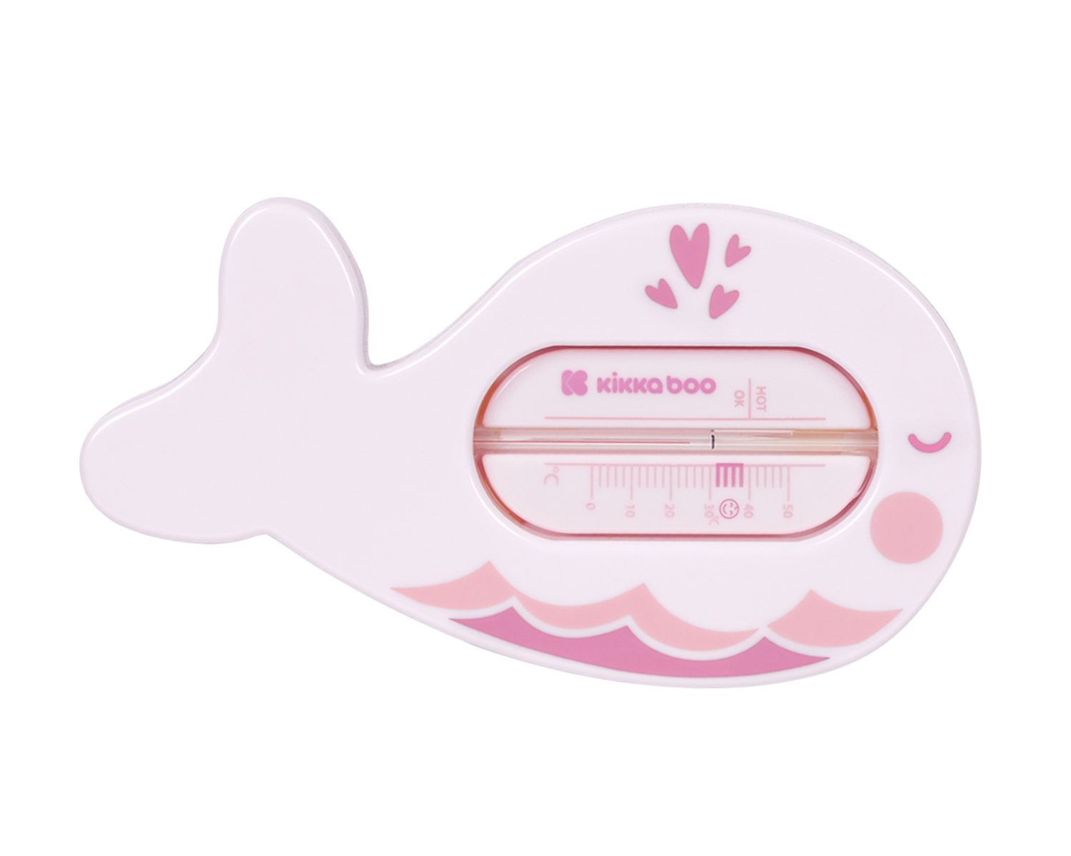 Termómetro de baño Whale Rosa