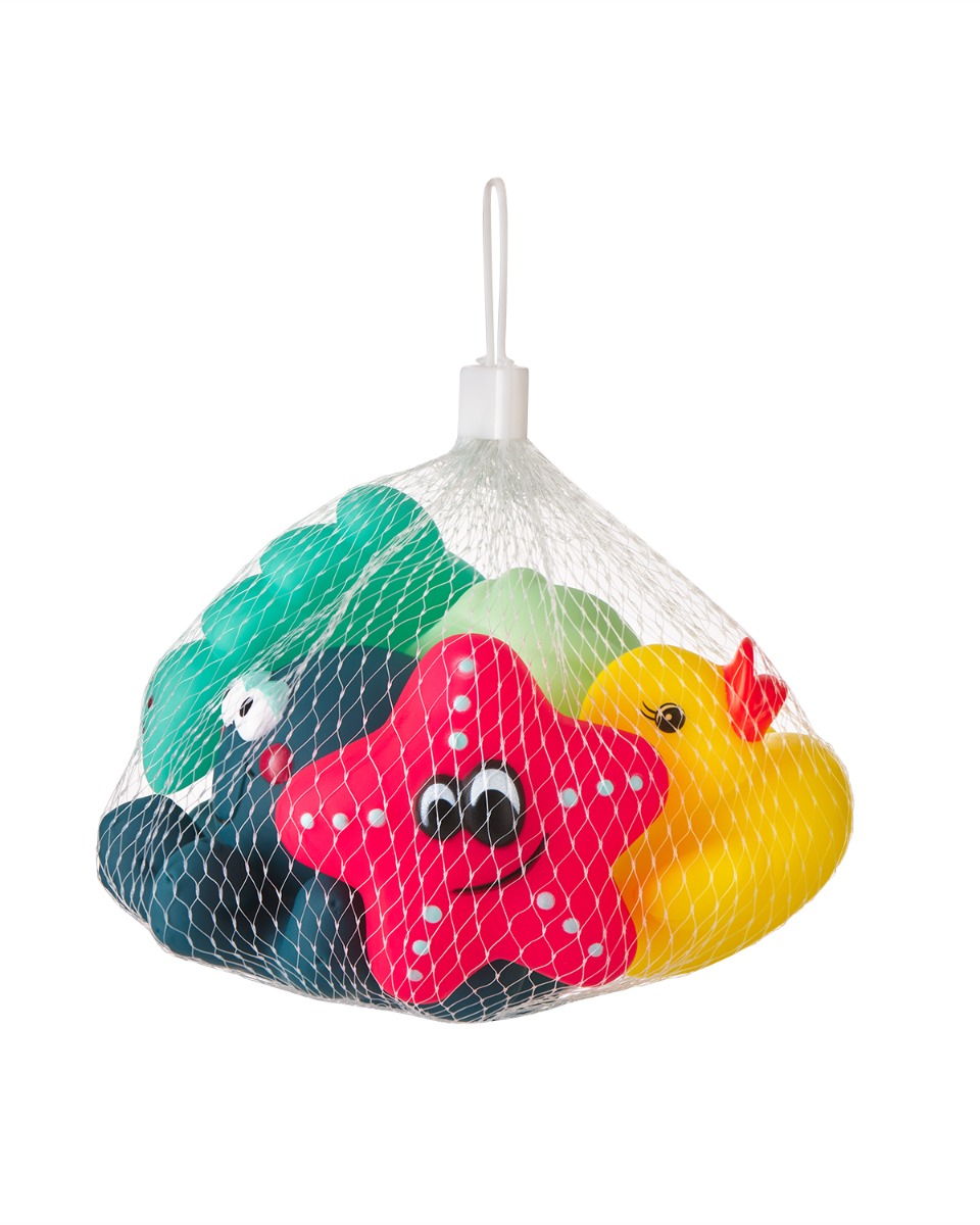Juguetes de baño 5 piezas Ocean Friends