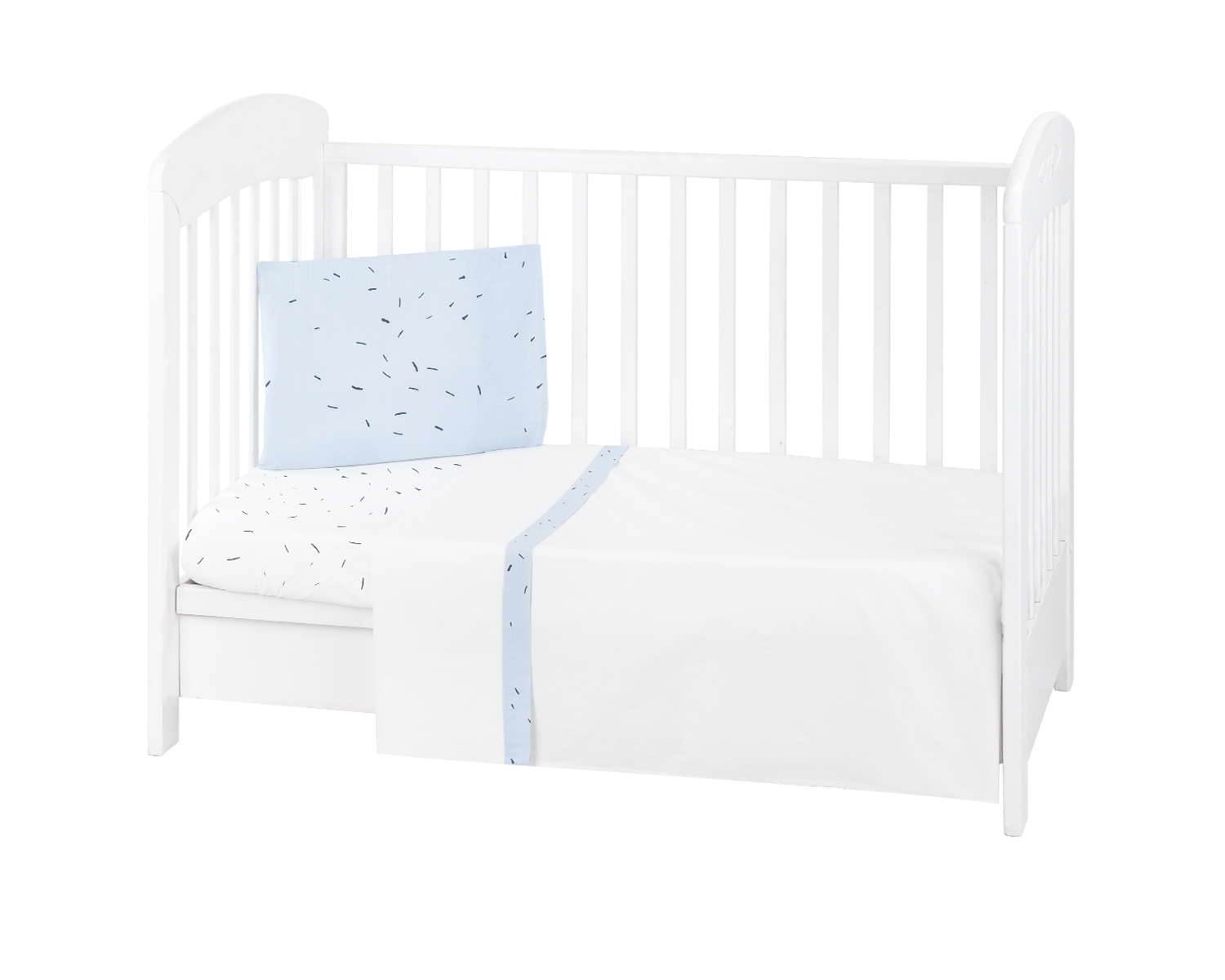 Juego de cama 3 piezas Estilo UE 70/140 Bear with me Azul