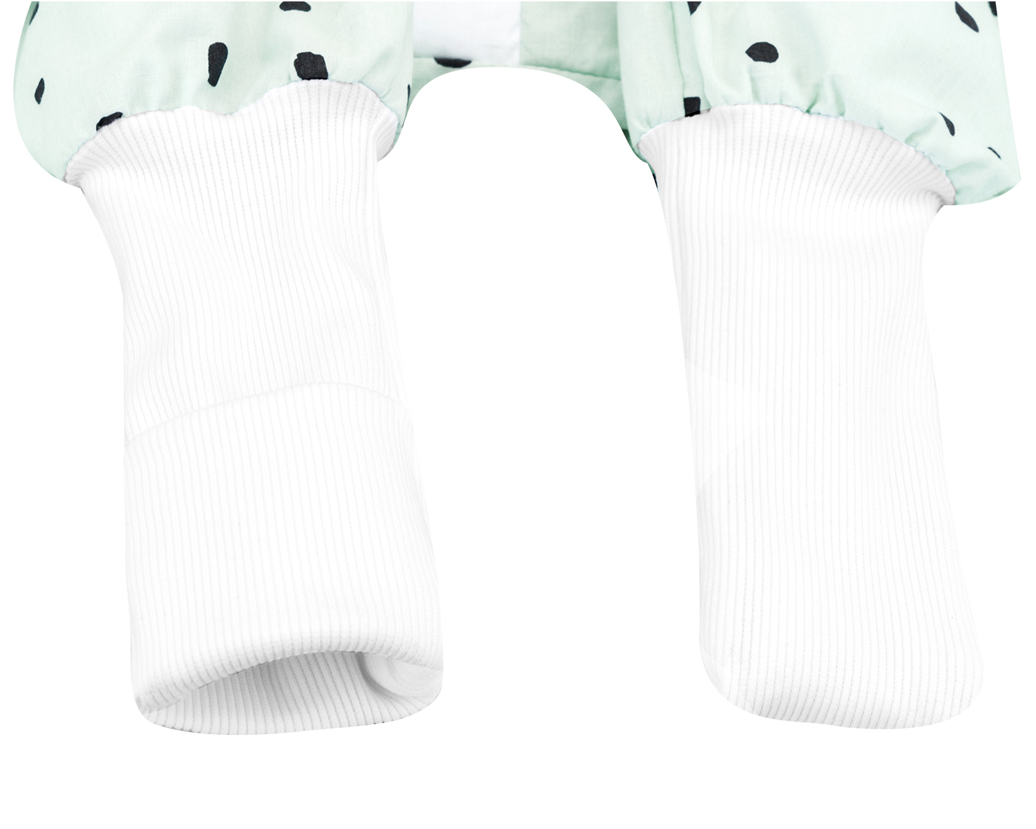 Saco de dormir de invierno con pies 4-5a Bear with me Menta