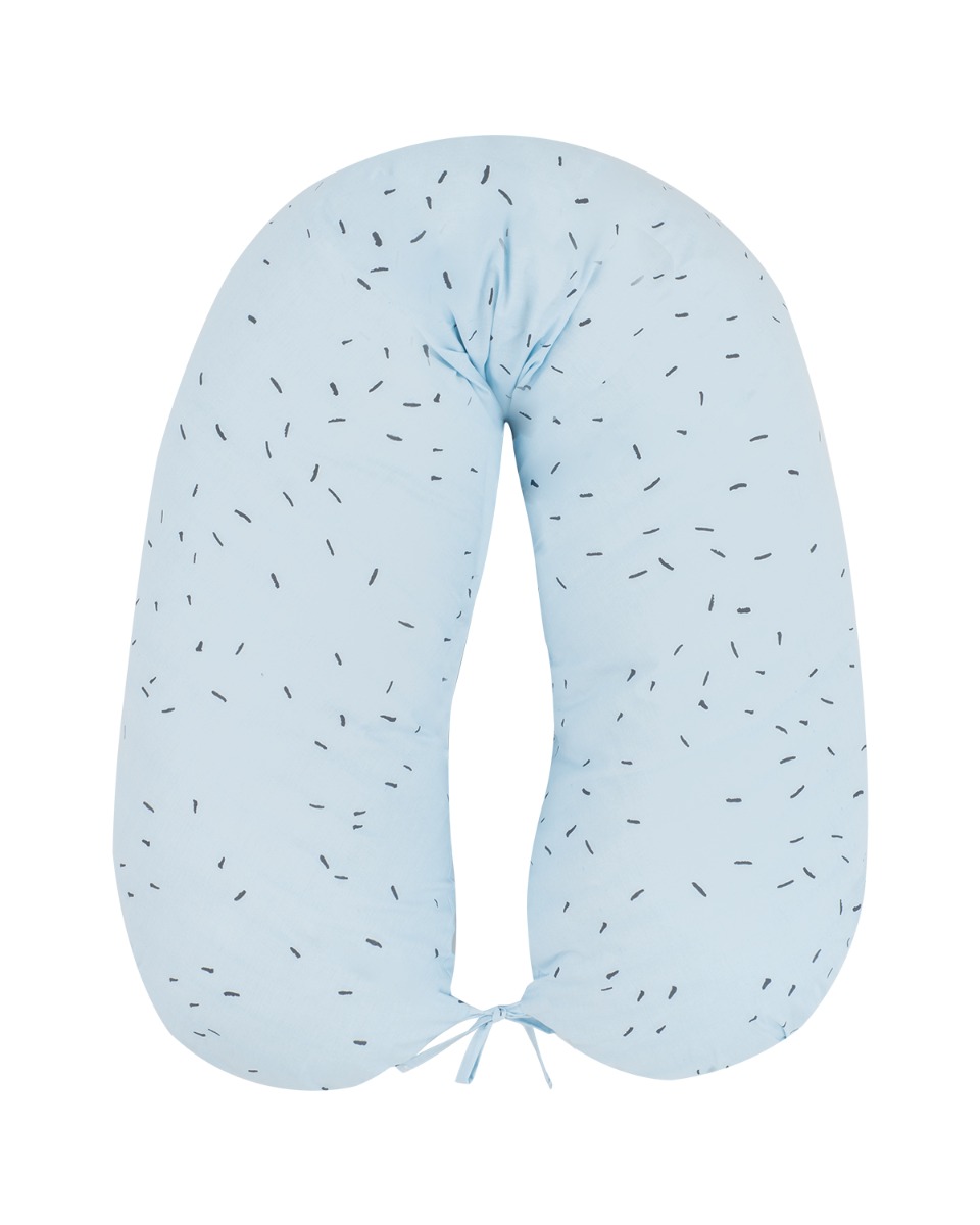 Almohada de embarazo Bear with me Azul