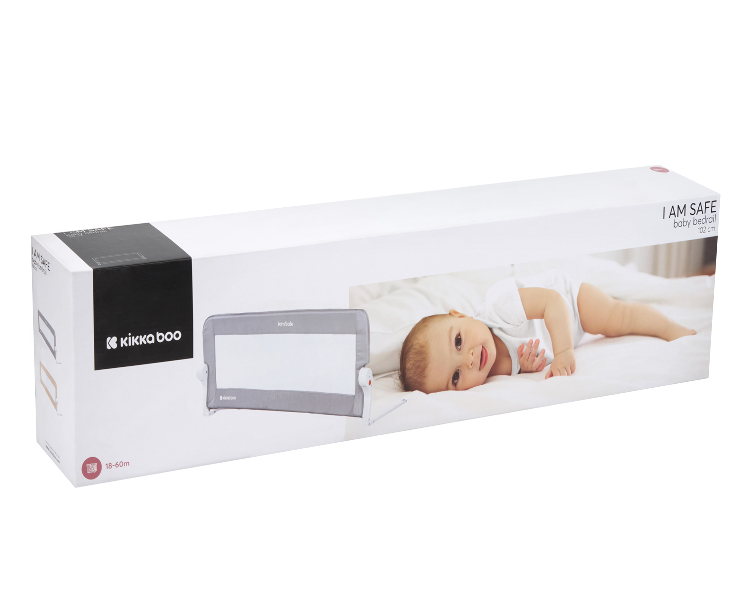 Barrera de cama I am safe 102cm Gris 