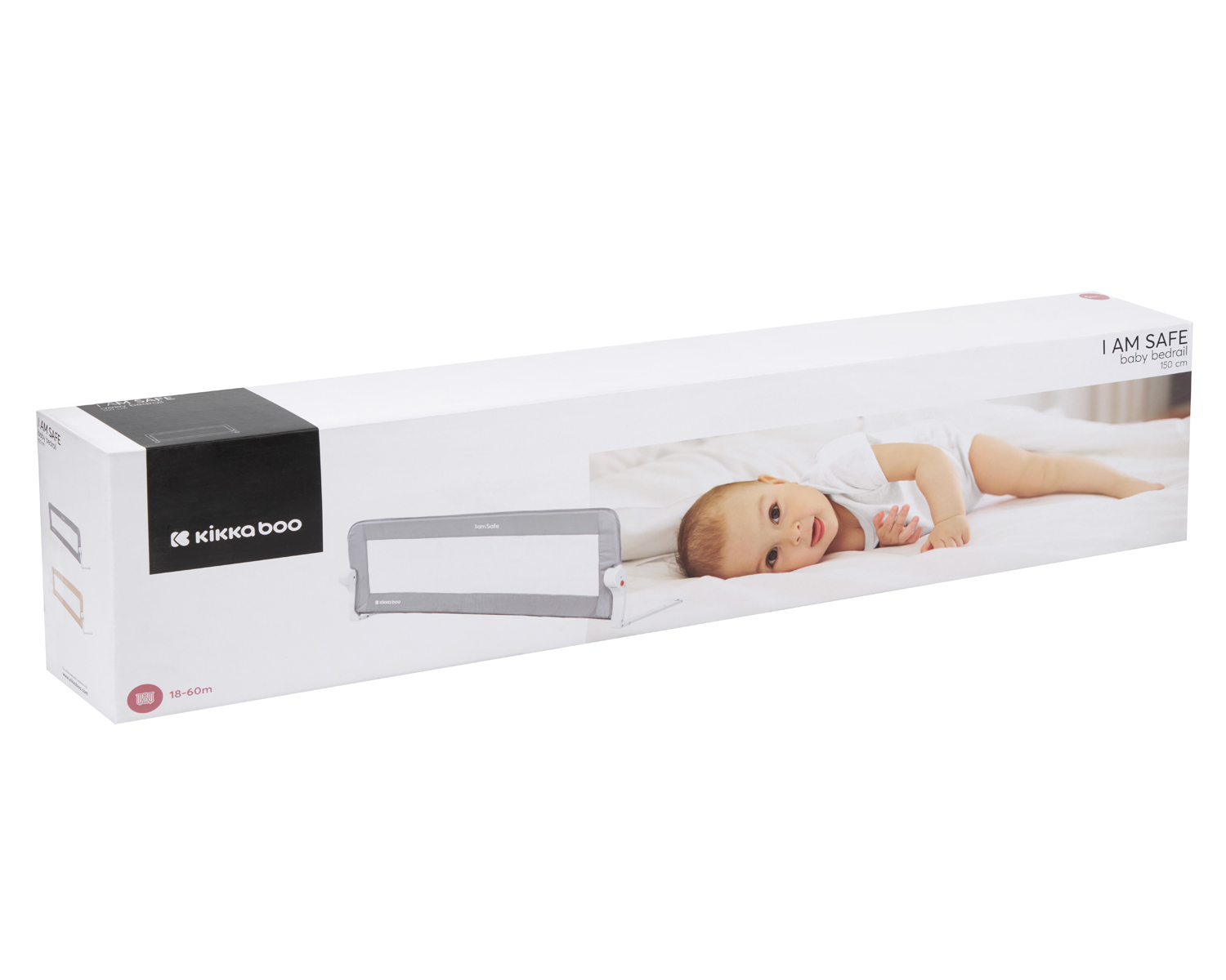 Barrera de cama I am safe 150cm Gris