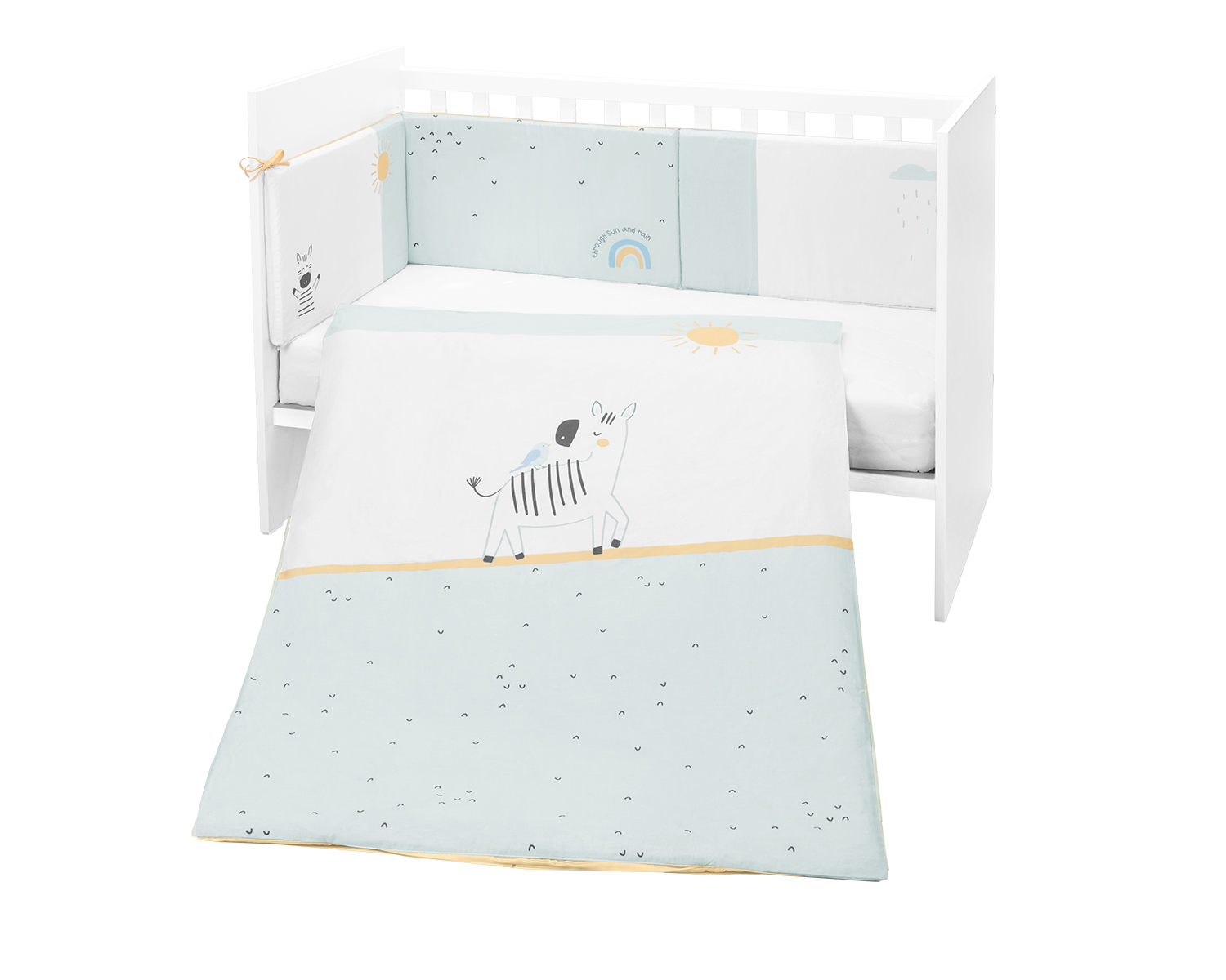 Juego de cama 2 piezas Estilo UE 60/120 Stripy Friends