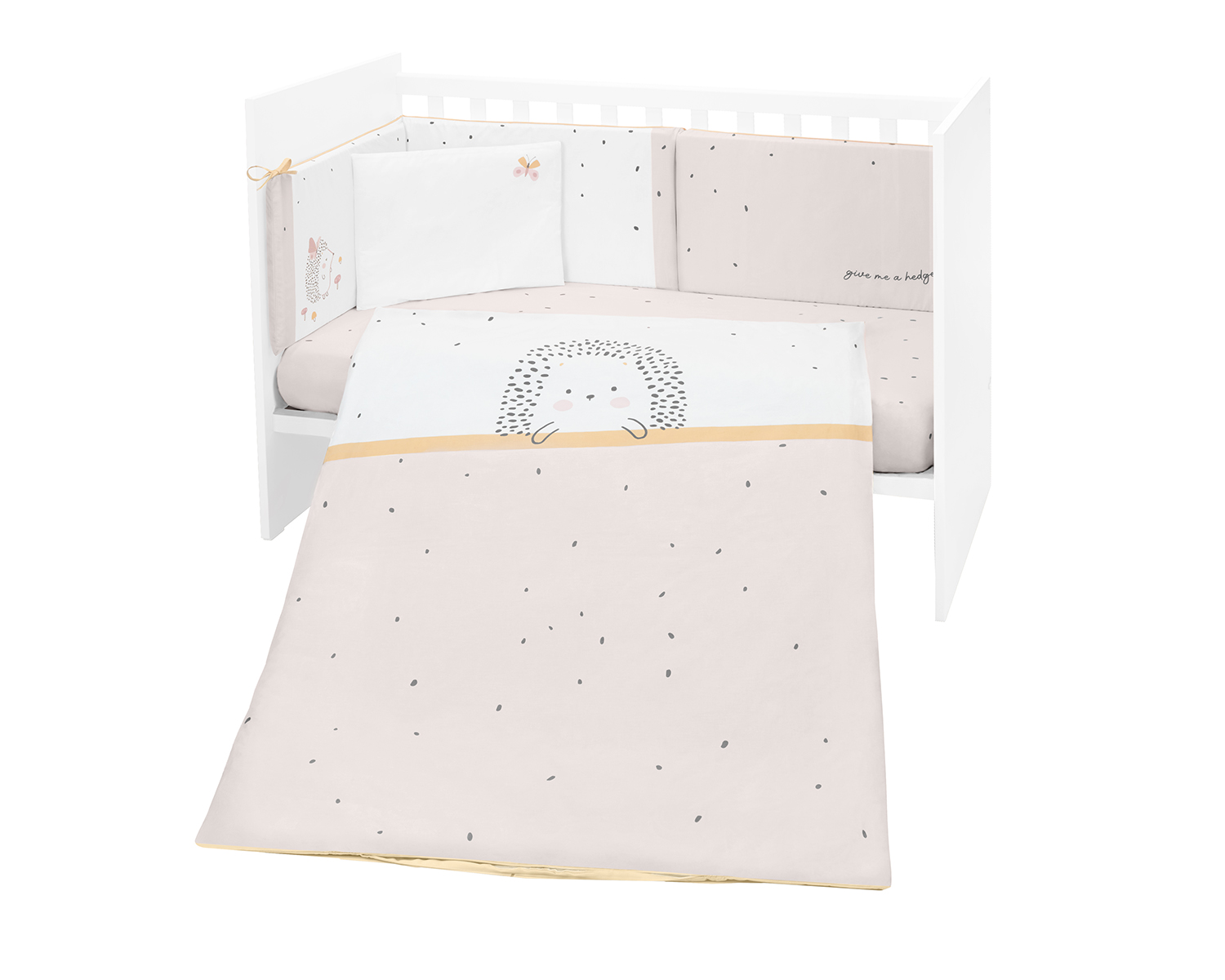 Juego de cama 6 piezas 60/120 Hedge-hugs