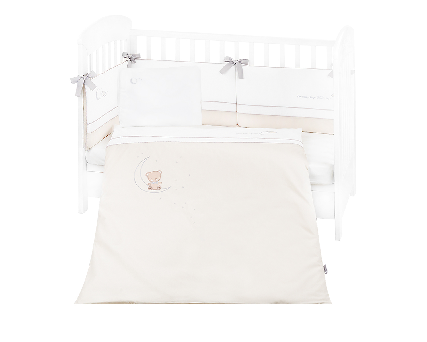 KikkaBoo Nursery and bedding — Dream Big Beige