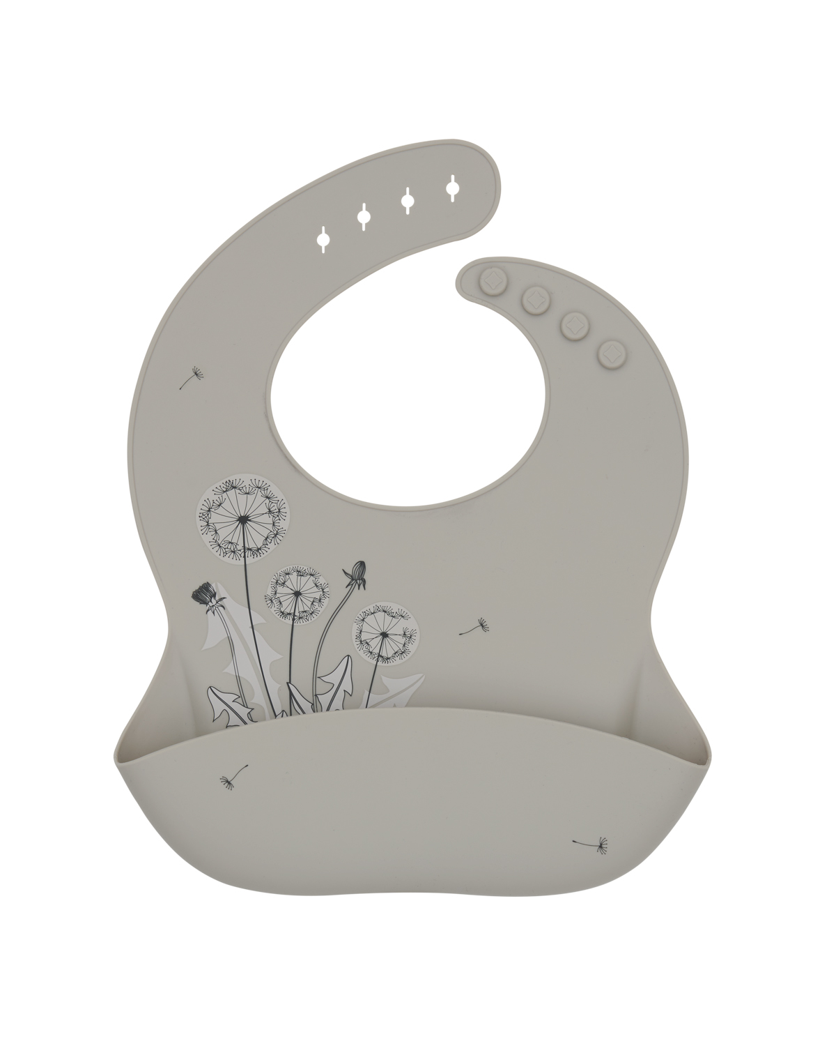 Bib Platinum Silicone Flora Sand