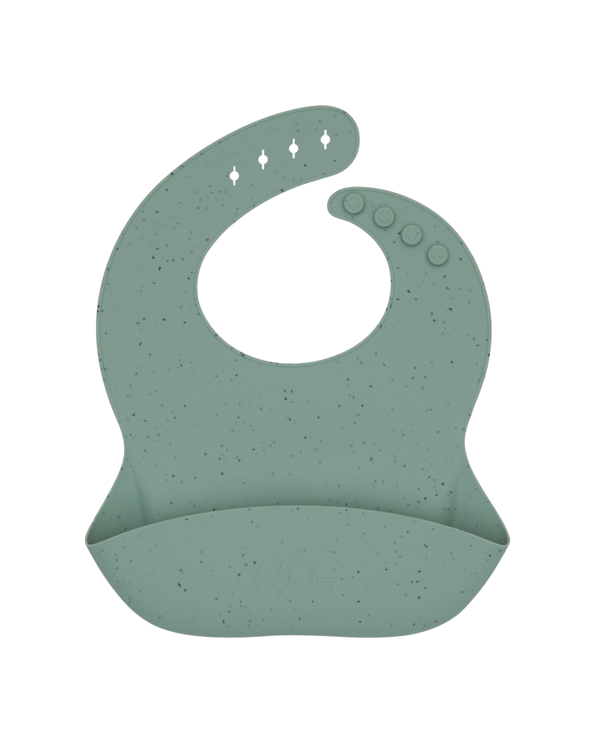 Bib Platinum Silicone Sage