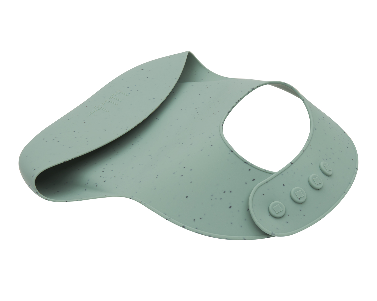 Bib Platinum Silicone Sage