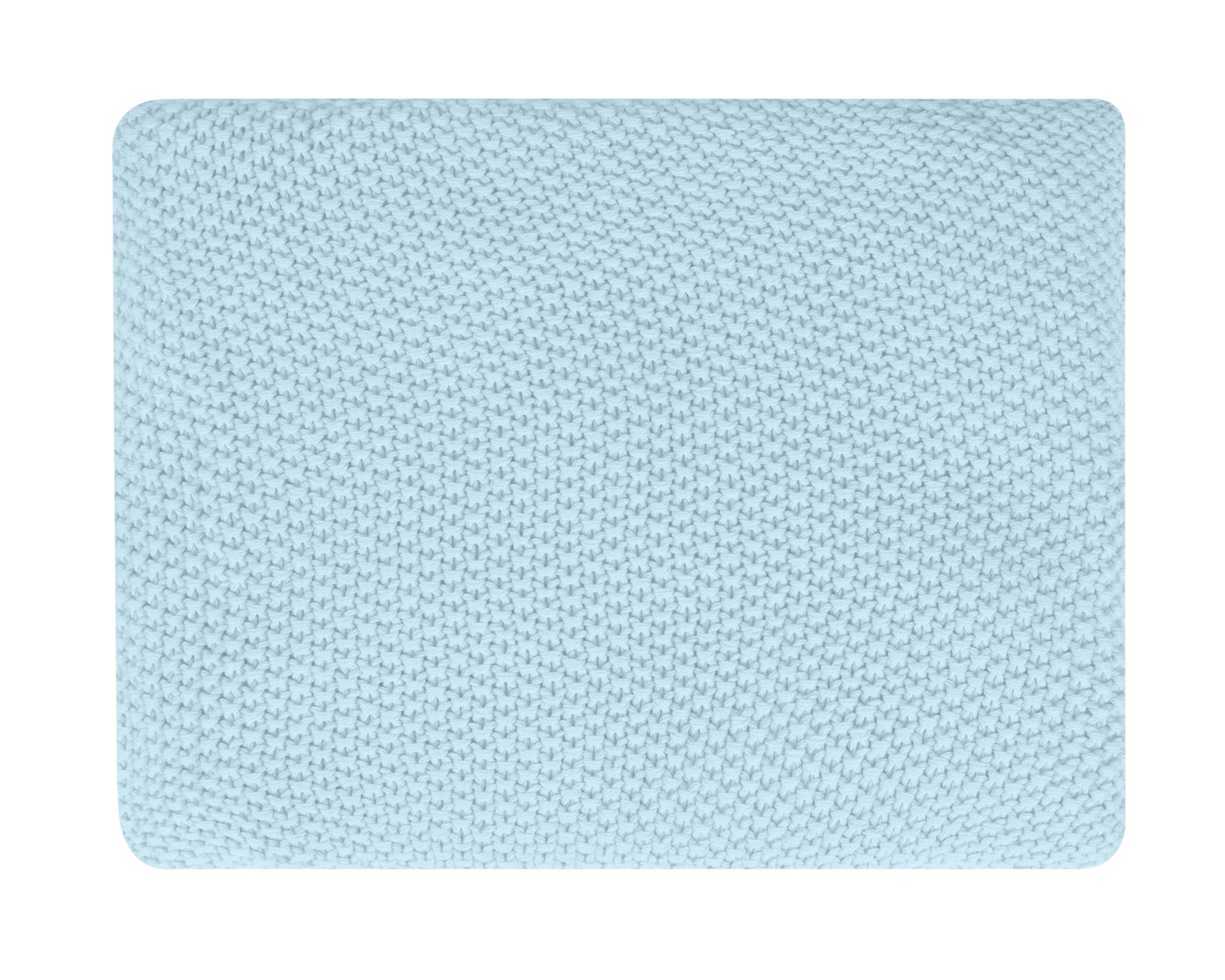 Manta de punto de algodón Dream Big Azul