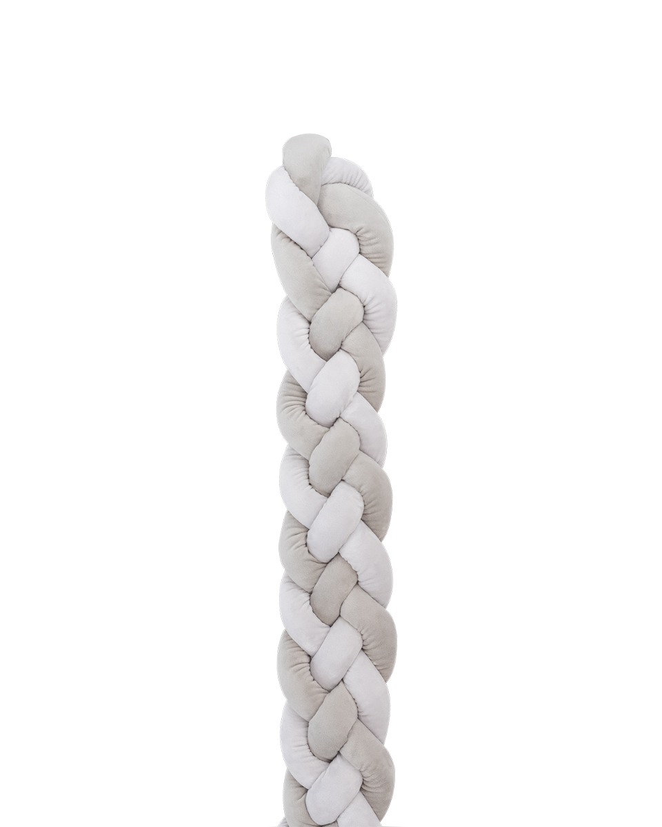 Protector trenzado 180cm 4 trenzas (15cm) Gris