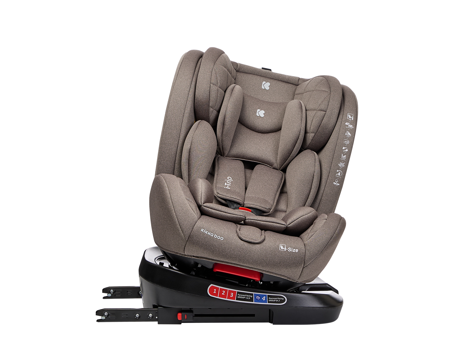 Silla de coche 40-150 cm i-Trip i-SIZE Beige
