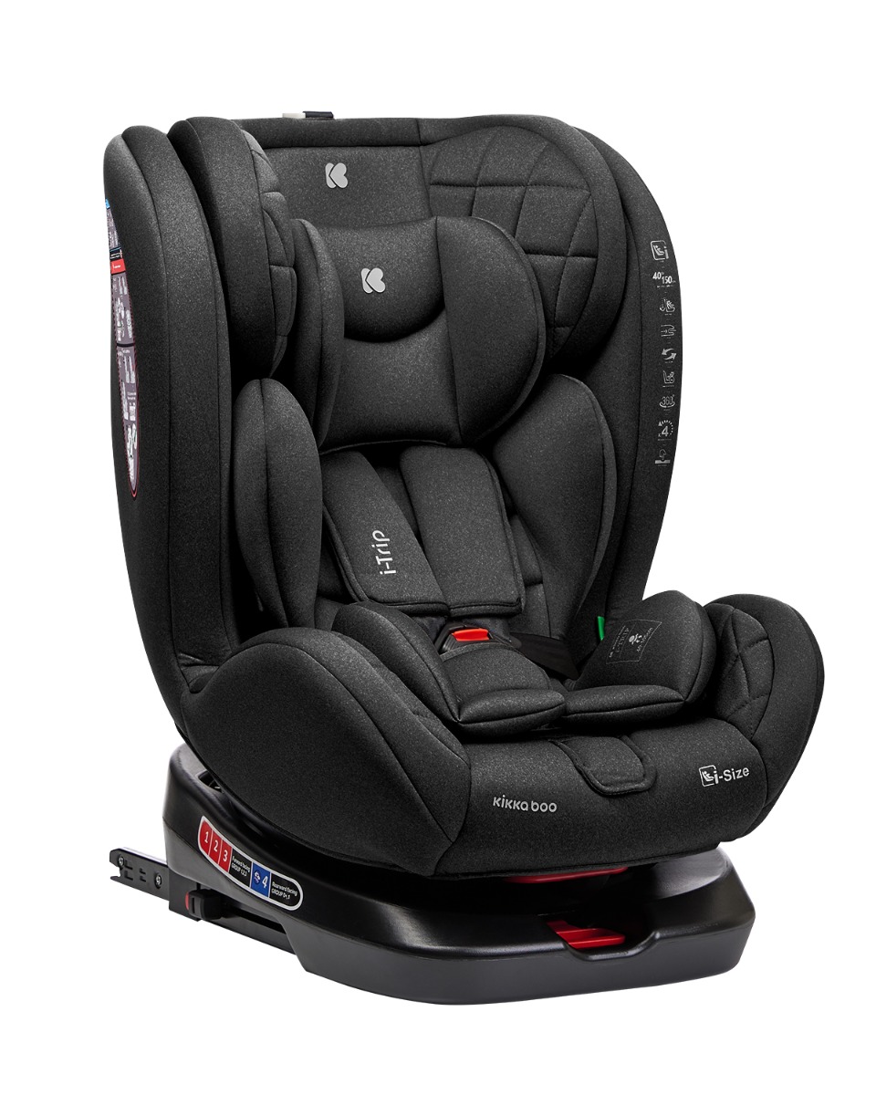 Silla de coche 40-150 cm i-Trip i-SIZE Negro