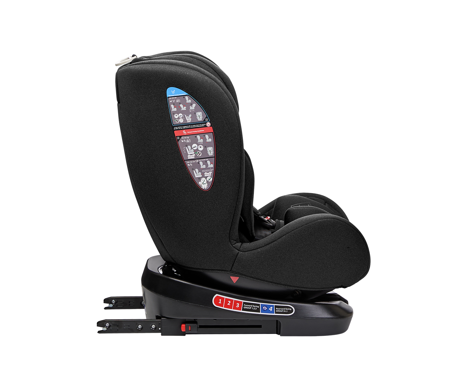 Silla de coche 40-150 cm i-Trip i-SIZE Negro