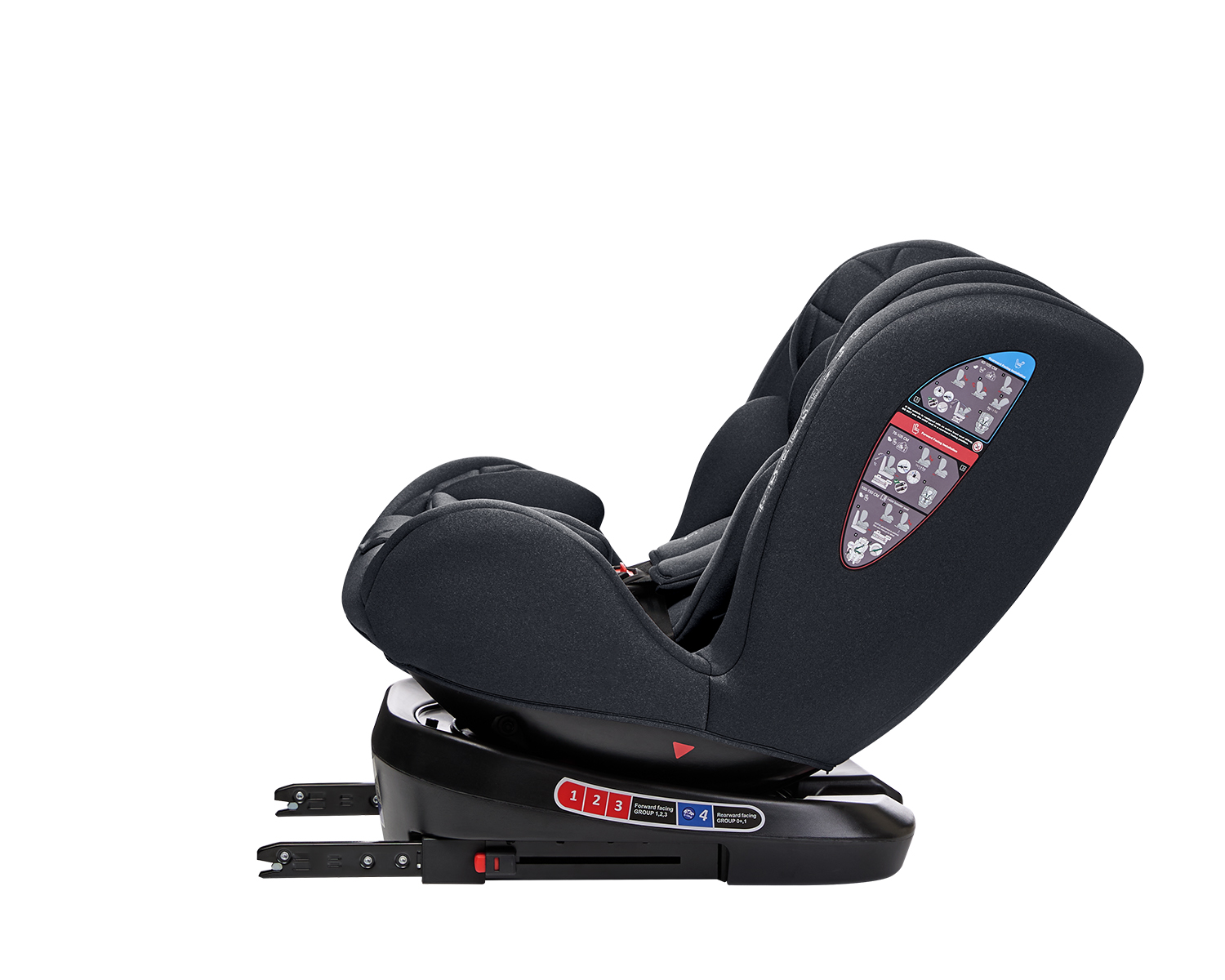 Silla de coche 40-150 cm i-Trip i-SIZE Gris
