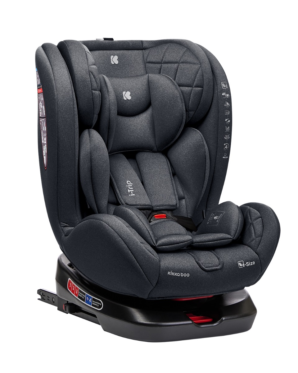 Silla de coche 40-150 cm i-Trip i-SIZE Gris
