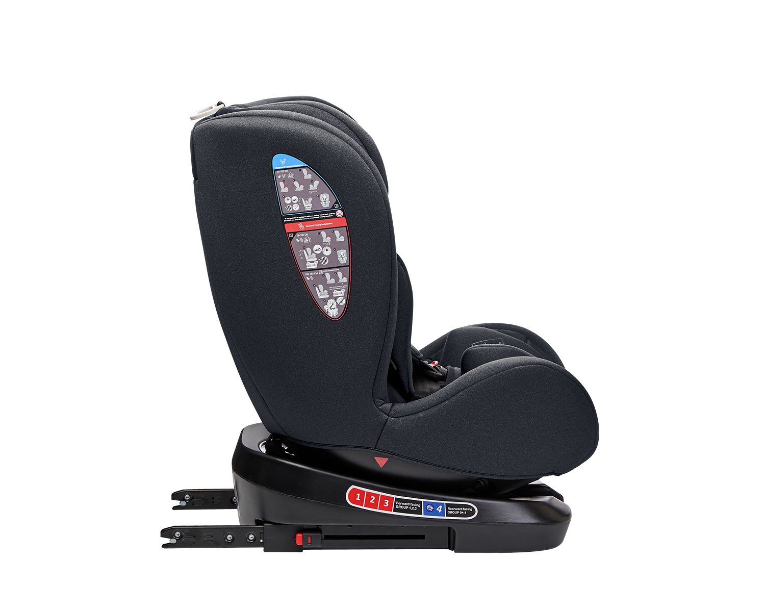 Silla de coche 40-150 cm i-Trip i-SIZE Gris