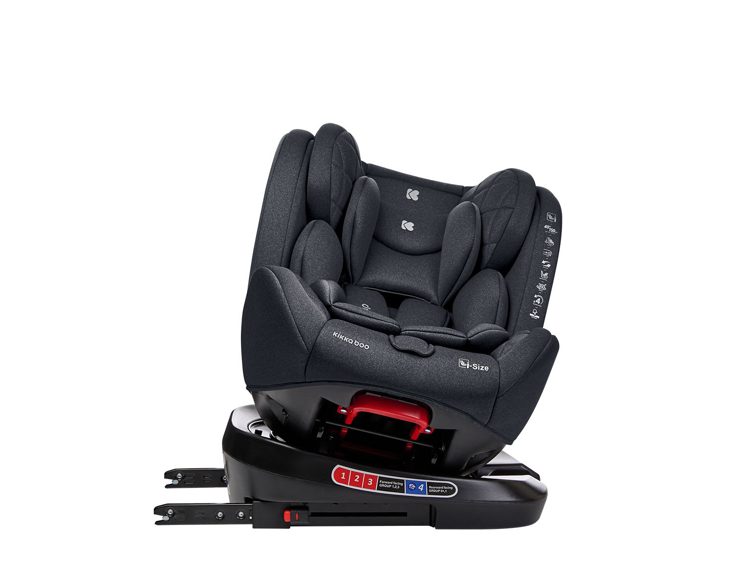 Silla de coche 40-150 cm i-Trip i-SIZE Gris